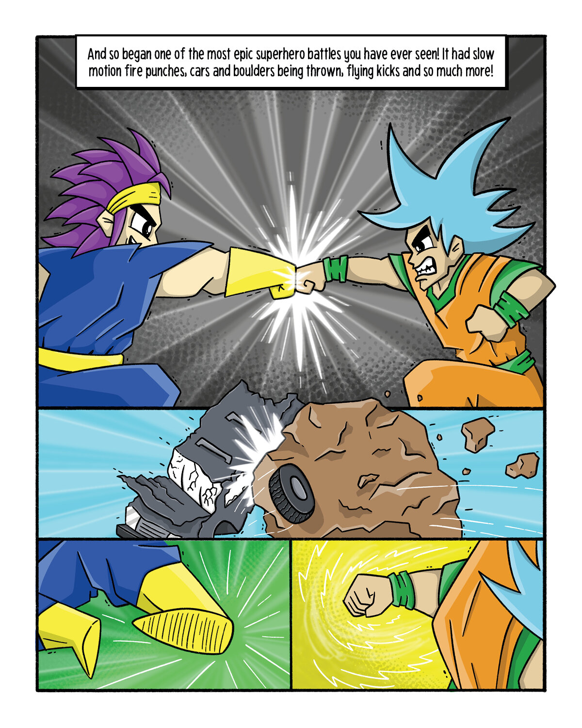 My Bio/ Random Book #3 - Ssj5 vs Ssjblue