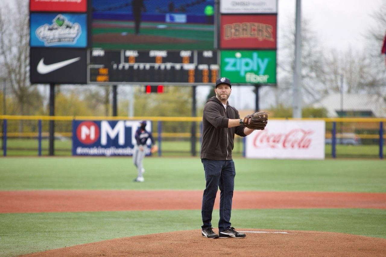 First pitch!