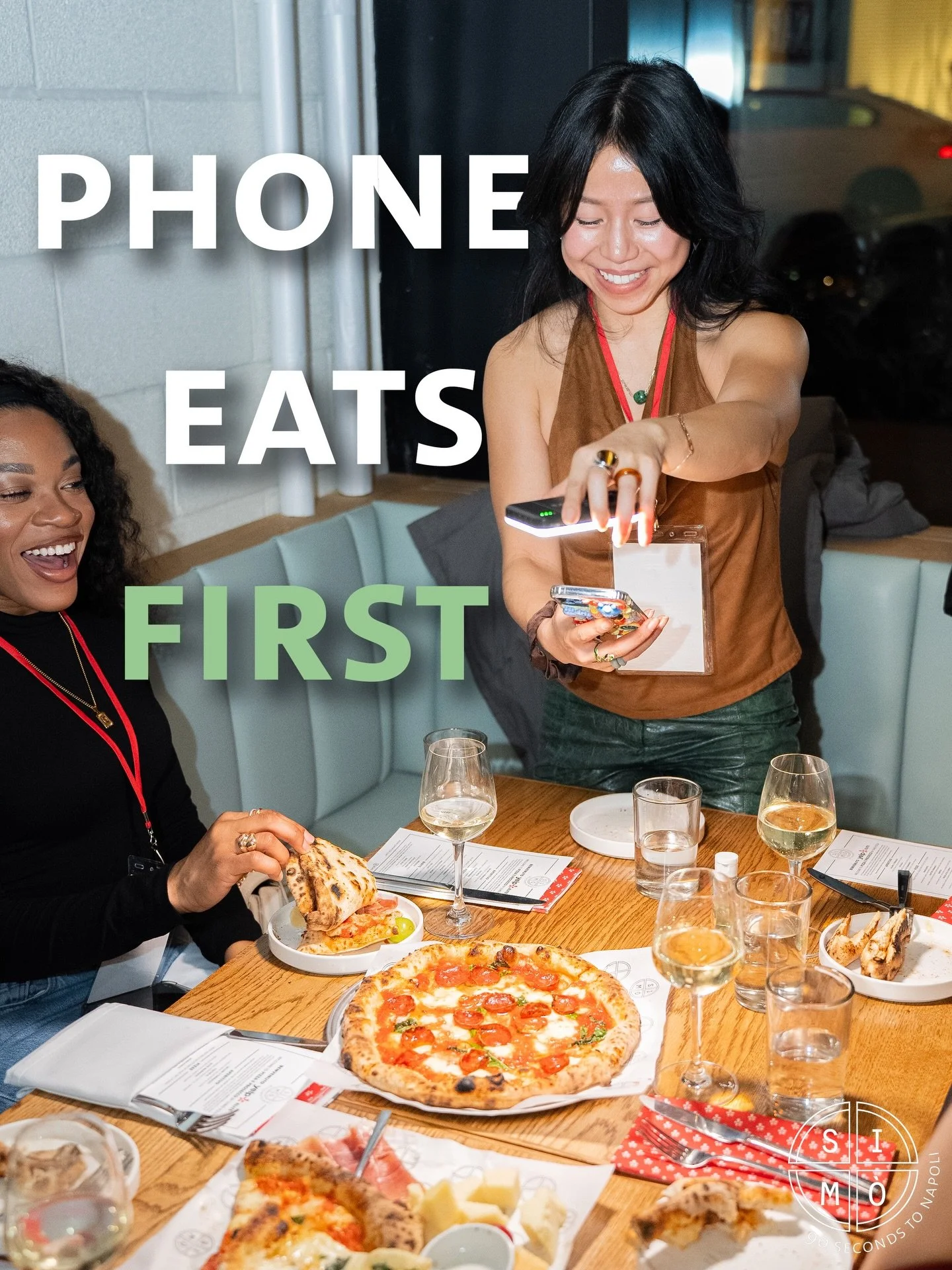 And don&rsquo;t you forget it 😉📲

We want to see alllll the photos of your favorite SIM&Ograve; bites, so share them on your page and #tagus! We may just repost a few 👀

#simopizza #90secondstonapoli #pizzerianapoletana #foodwithfriends