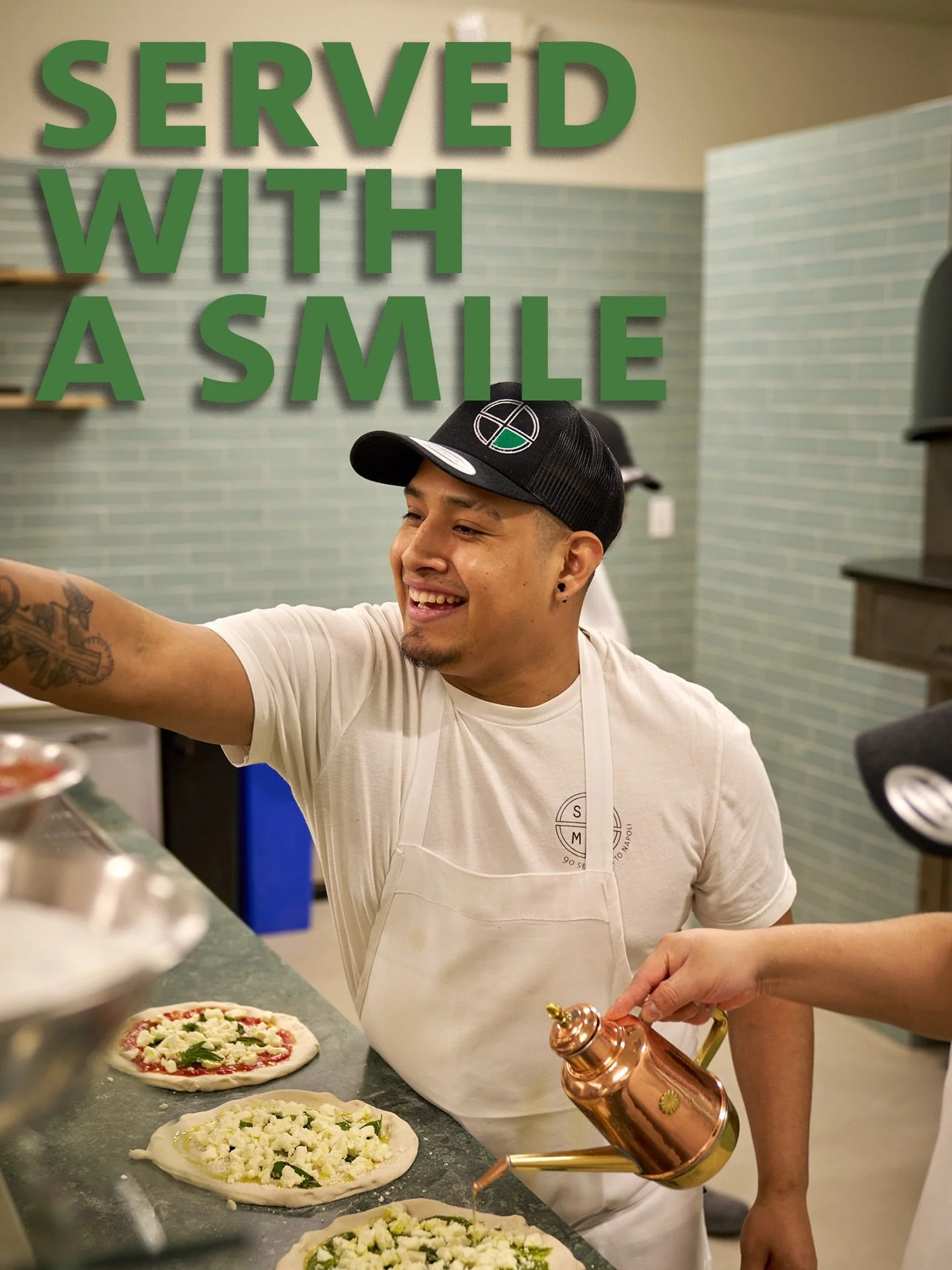 Our pizzaioli are the pride and joy of #SIM&Ograve;Pizza! 💚

They&rsquo;re here for you with every lunch break, special occasion, or dinner outing. Serving up pizzas with a smile 🍕

___
SIM&Ograve; Pizza | 90 Seconds to Napoli | Pizza napoletana | 