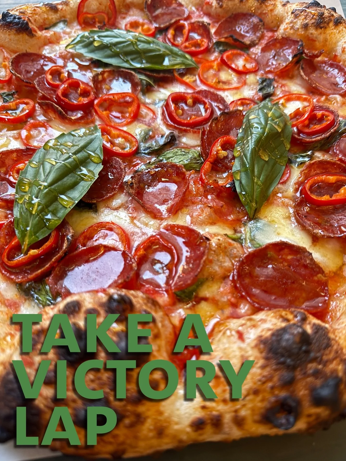 It&rsquo;s time for a victory lap 🏁

There&rsquo;s only a few days left for you to enjoy our Winter pizza special &ndash; The SWICY Neapolitan 🍕 So whether it&rsquo;s a favorite, or you have yet to give it a try, now&rsquo;s your last chance! 

🍅 