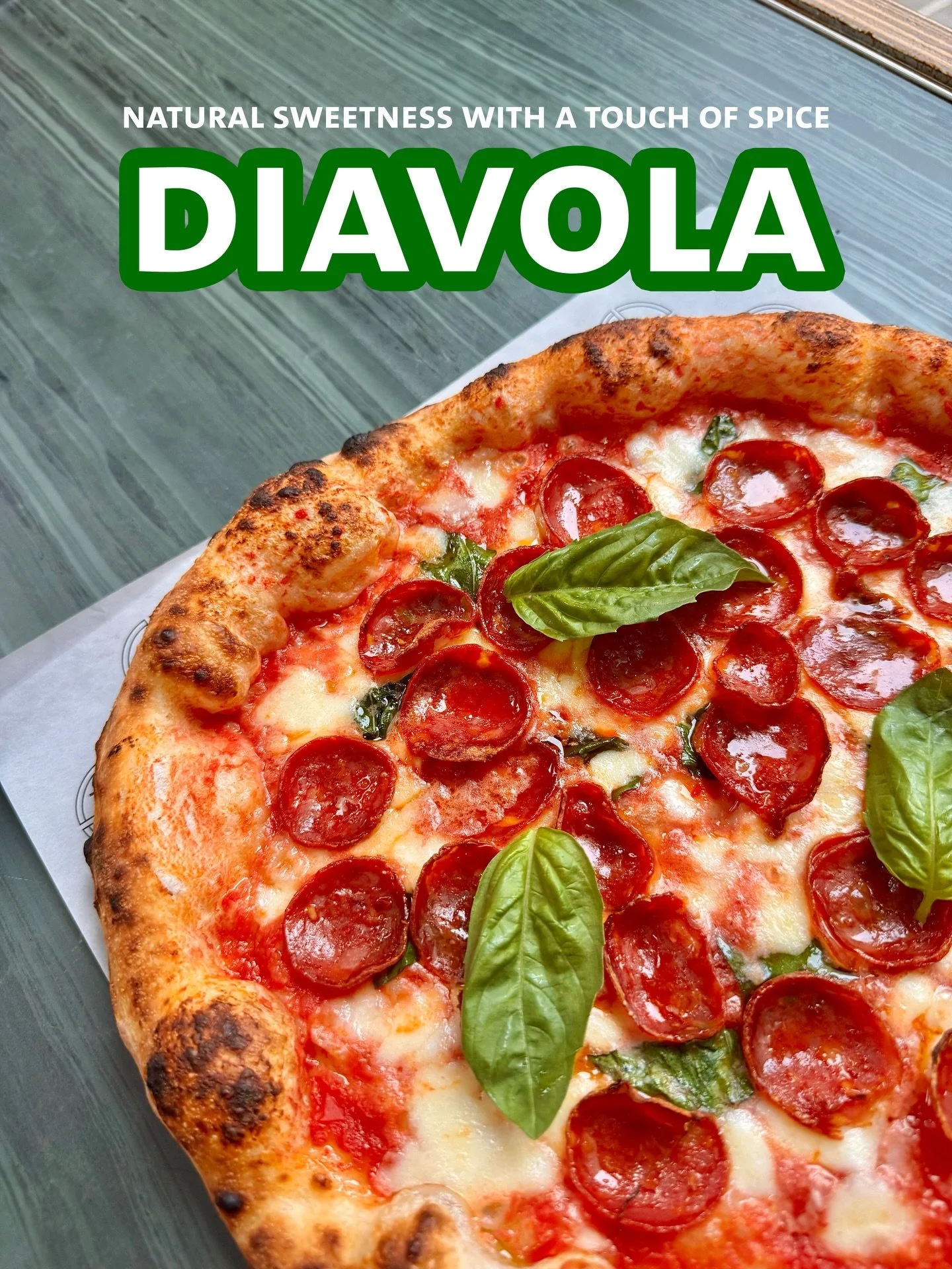 If you like a little fire with your flavor, the Diavola is the right pie for you 🍕🔥

A perfectly airy crust topped with rich San Marzano tomatoes, hand-milled mozzarella that melts like a dream, and bold slices of spicy salami that deliver just the