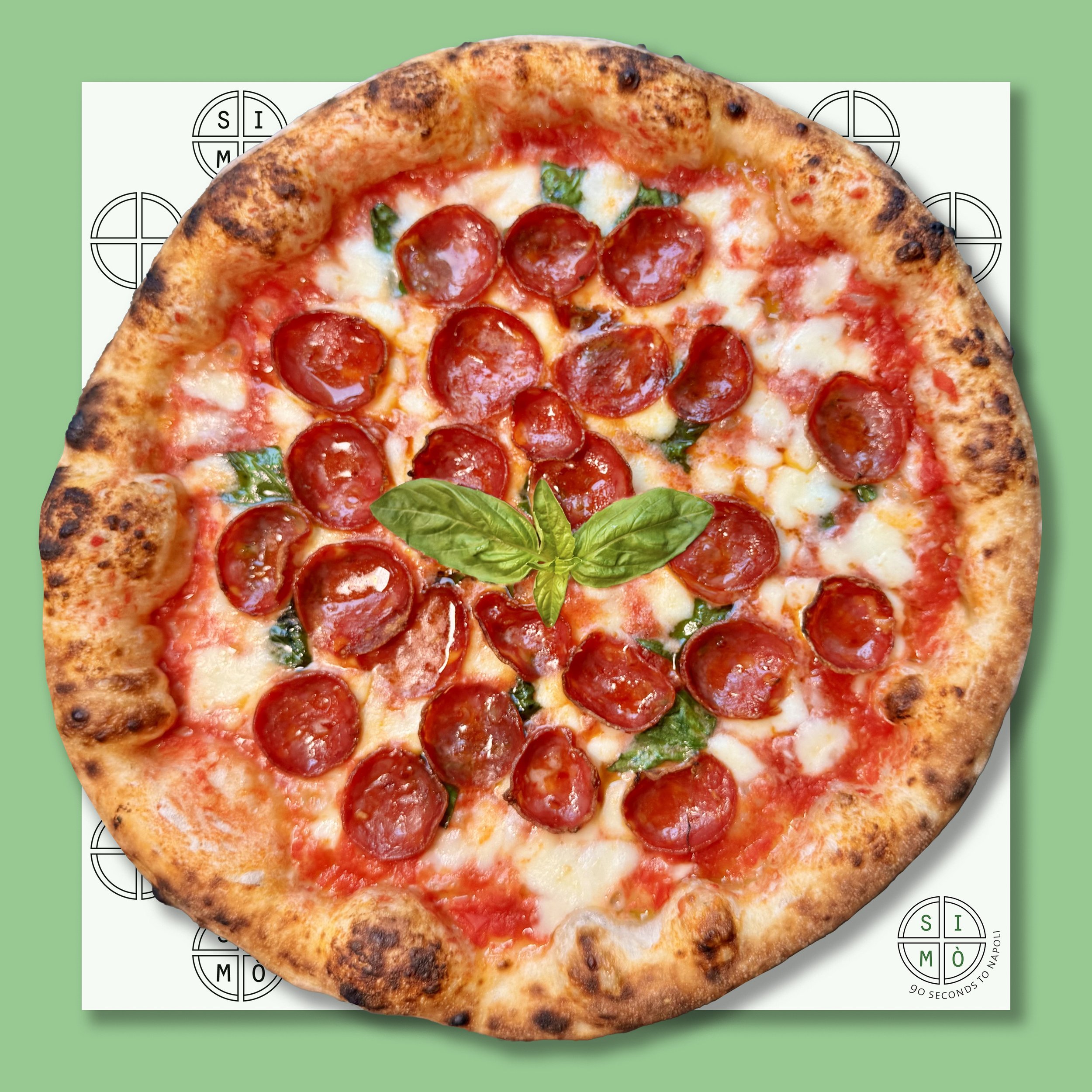 DIAVOLA
$16.50
– san marzano tomato, mozzarella, salame piccante, extra virgin olive oil, basil