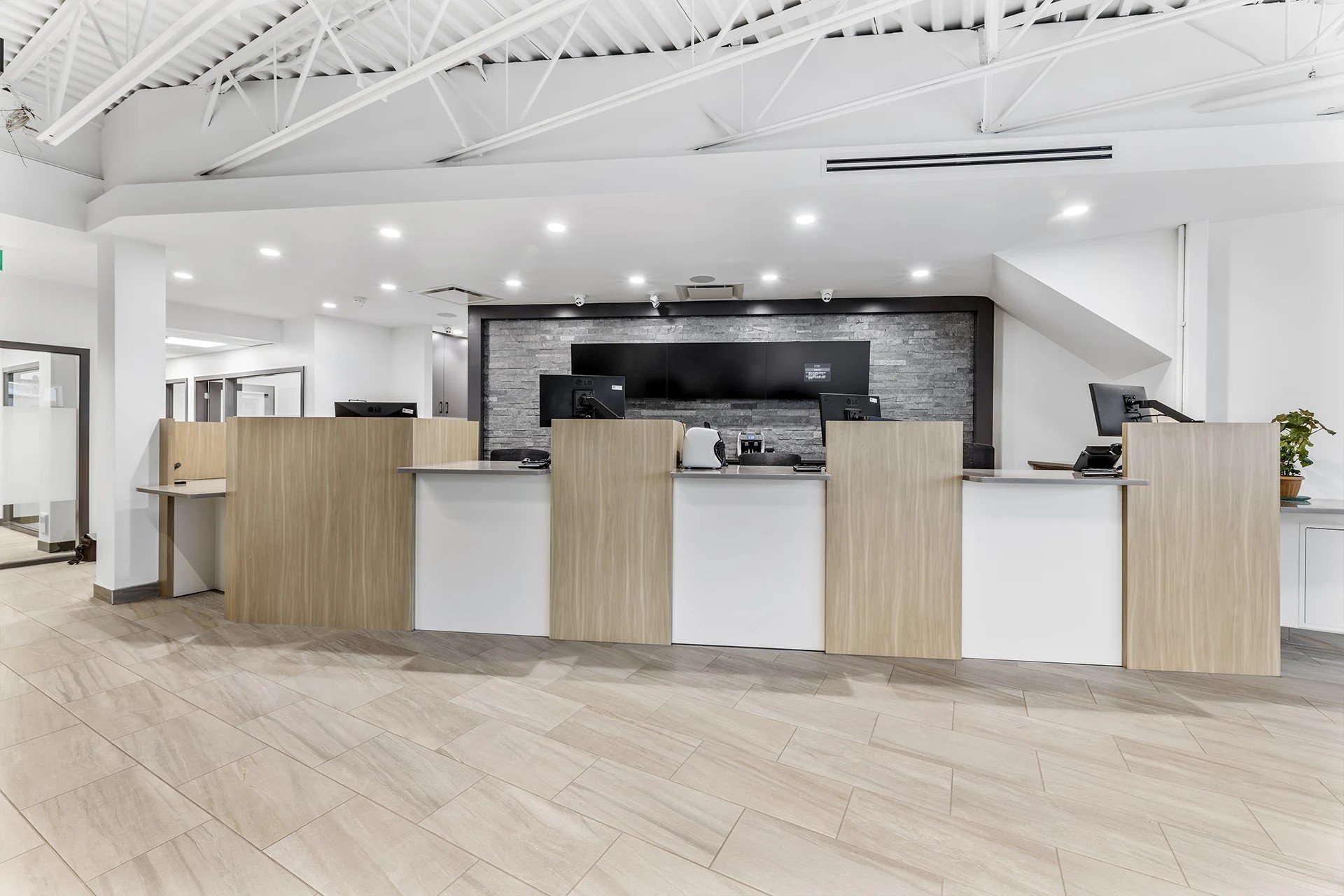 Modern Office Reception Area- 5963 Fraser St.jpeg