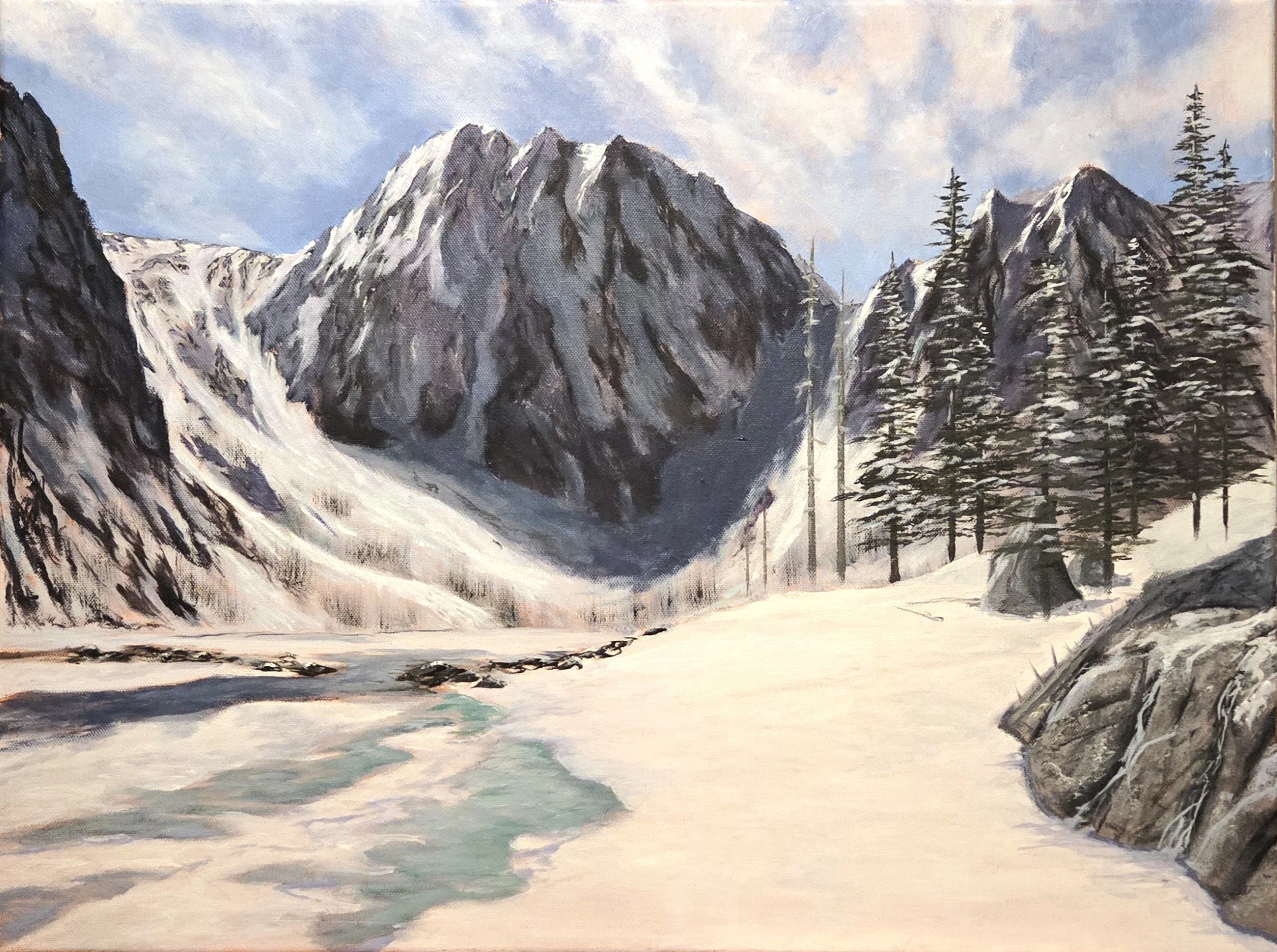 Winter climb in the Enchantments