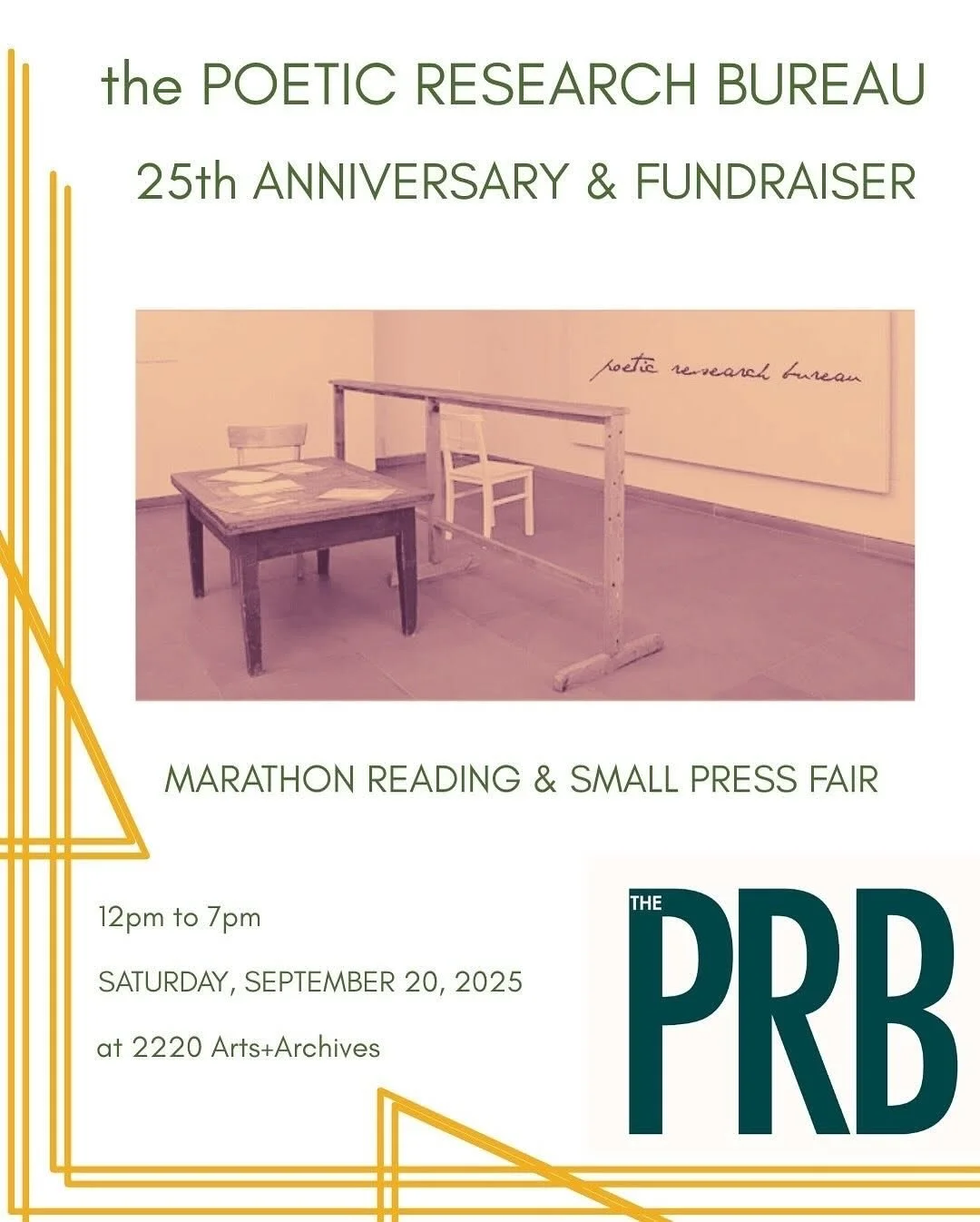 Celebrating 25 Years of the Poetic Research Bureau