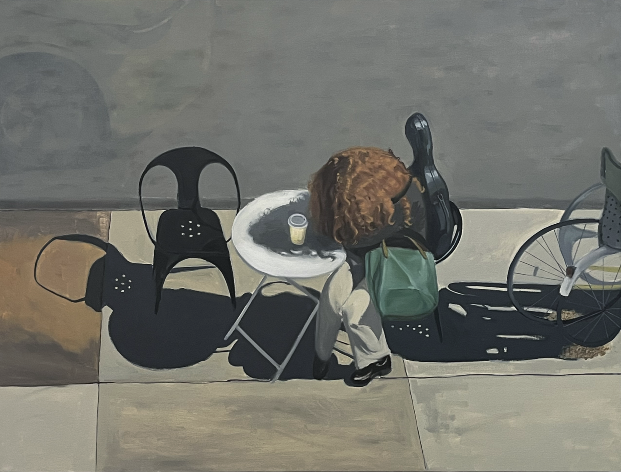 Inside Outside, 2024, oil on canvas, 30" x 40"