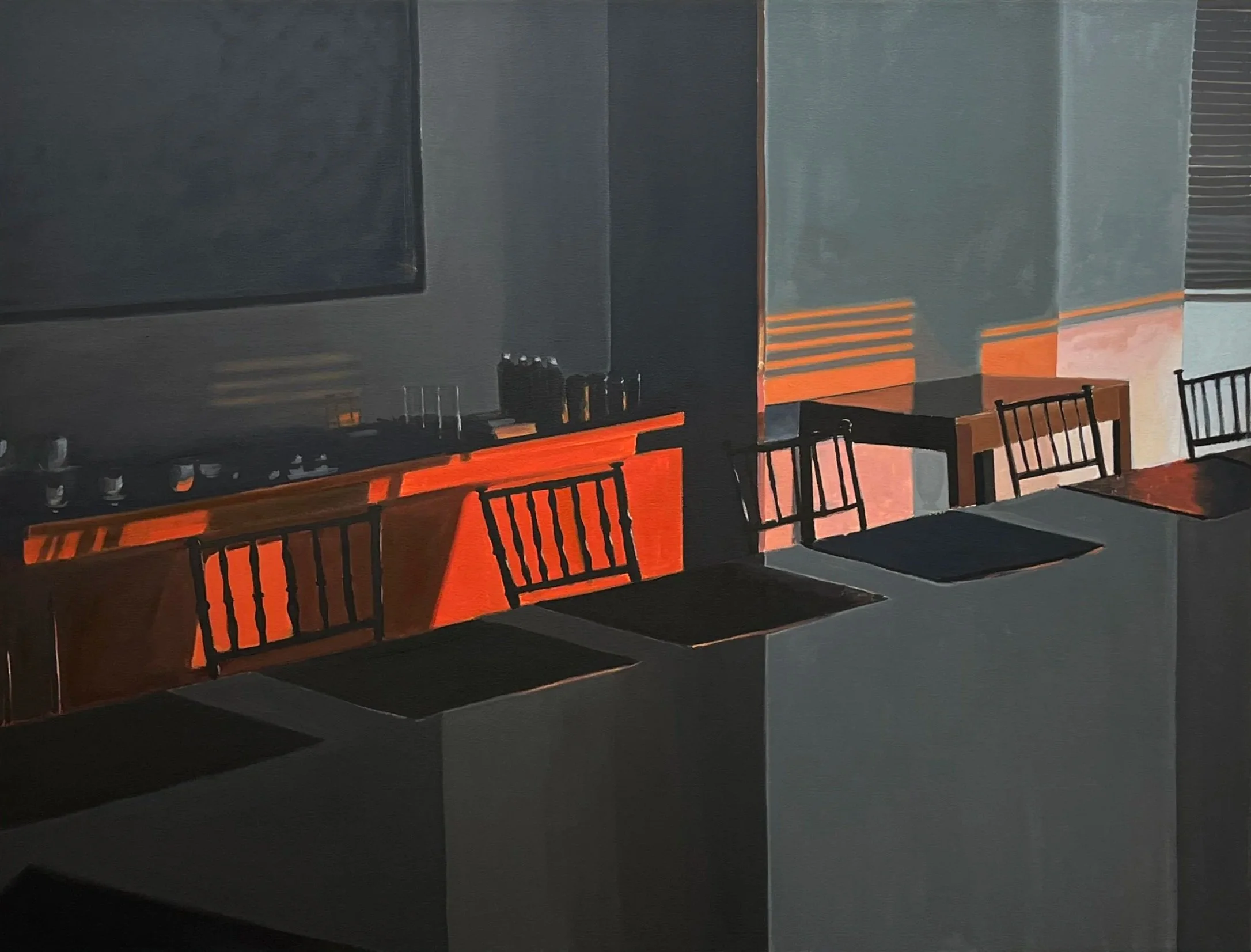 Even Before Anticipation, 2023, oil on canvas, 36" x 48"