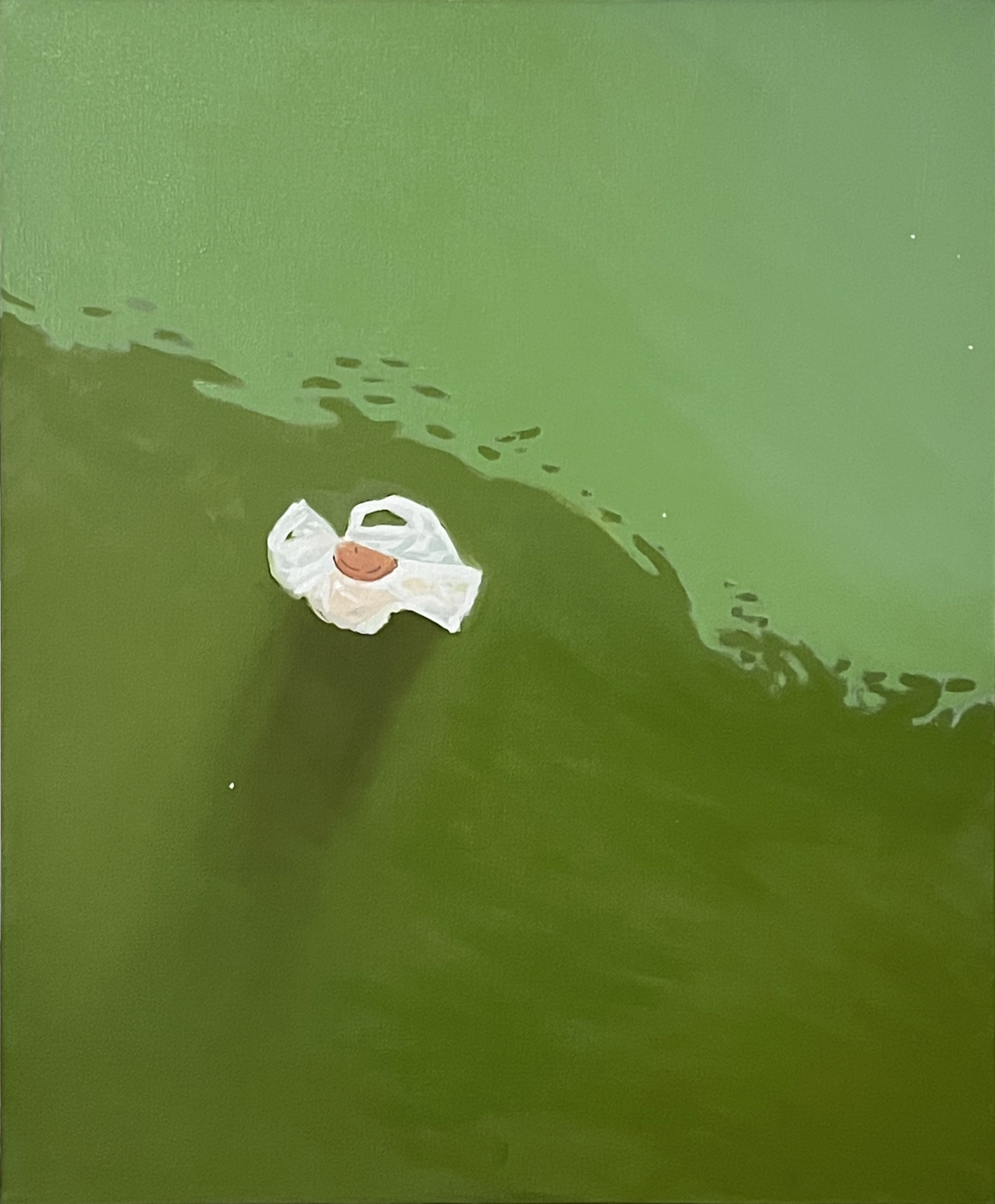 Proof of Life, 2024, oil on canvas, 24" x 20"