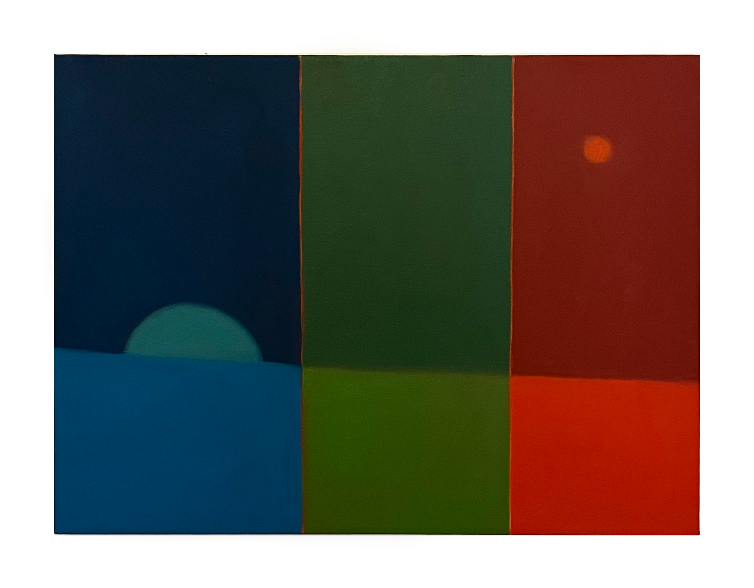 Modes, 2026, oil on canvas, 18" x 24"