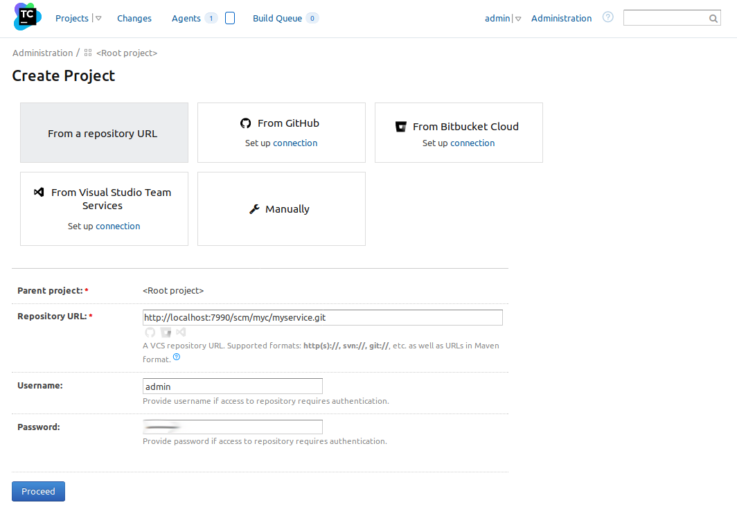 Project Configuration Step 9