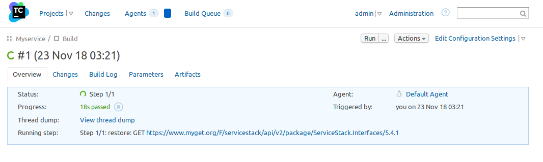 Project Configuration Step 18