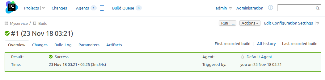 Project Configuration Step 19