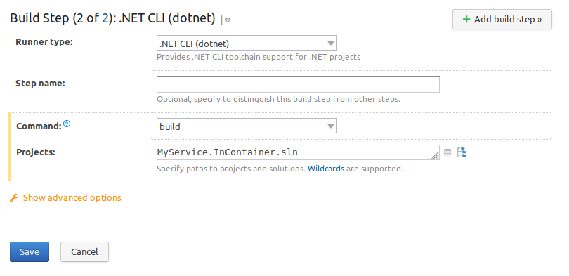 Project Configuration Step 20