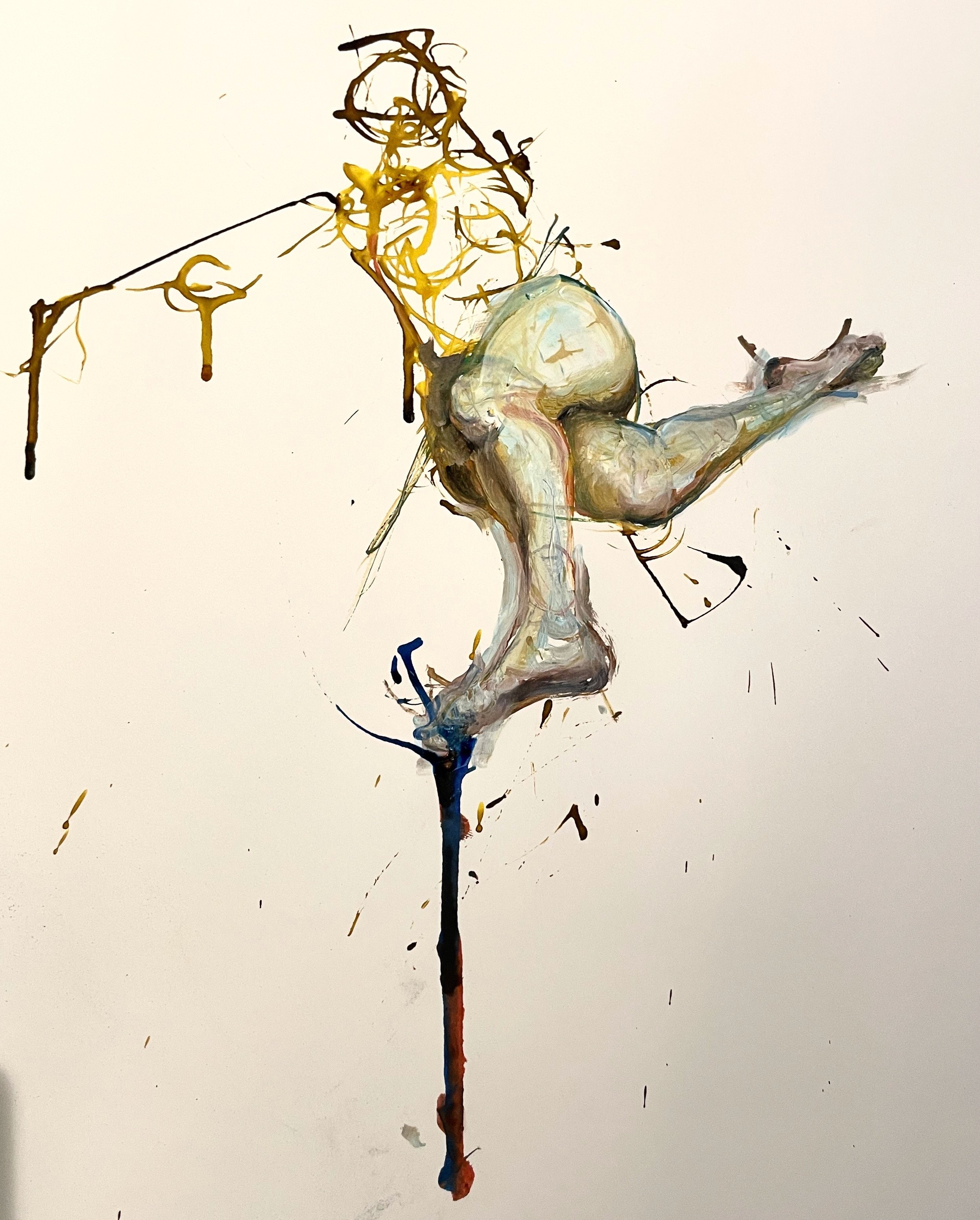   Sublime (2024)  Ink and acrylic on paper 16" x 22"   $425    