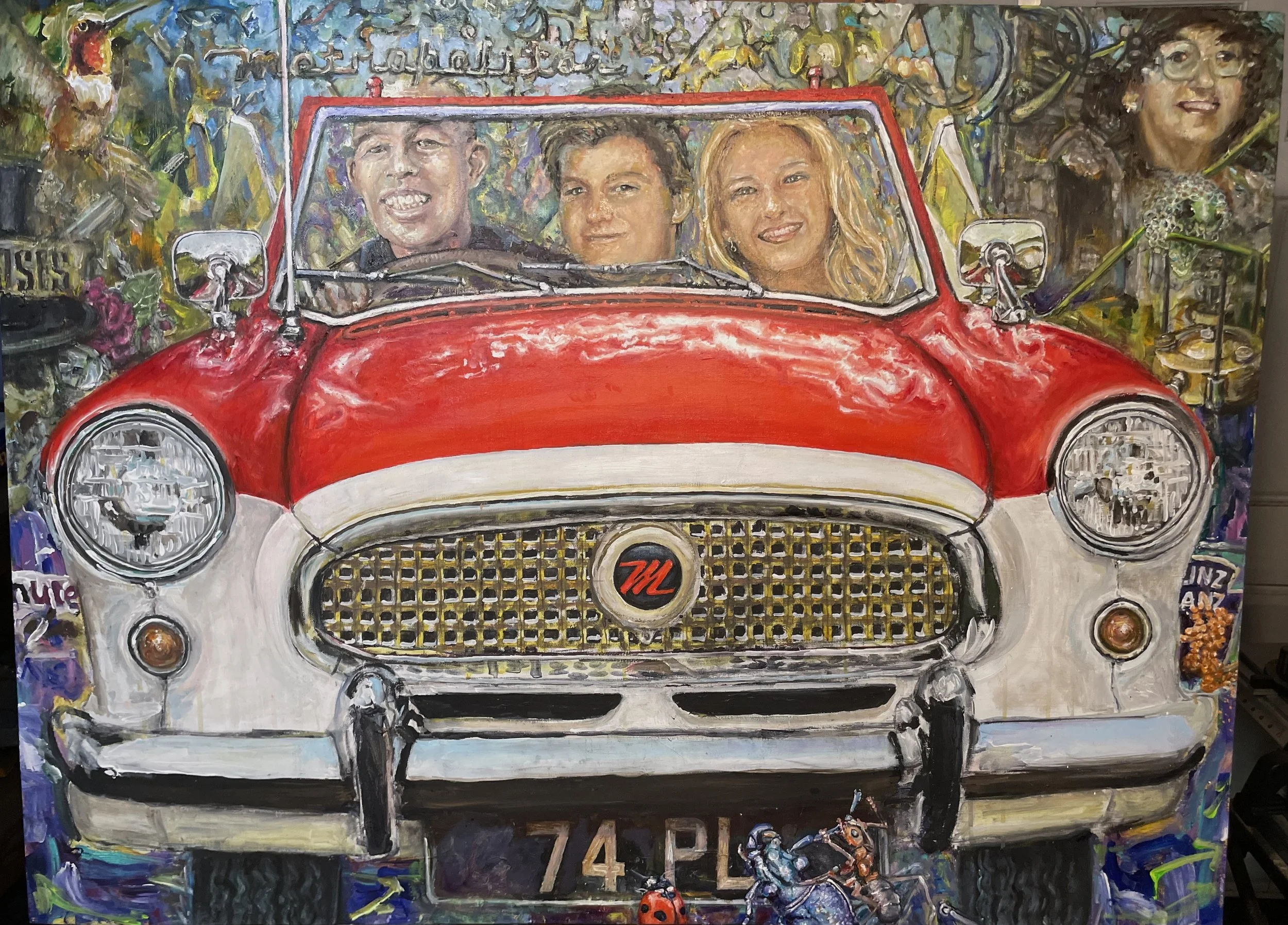   Metropolitan drive (2026)  Oil on canvas 36" x 48"   Private Collection    