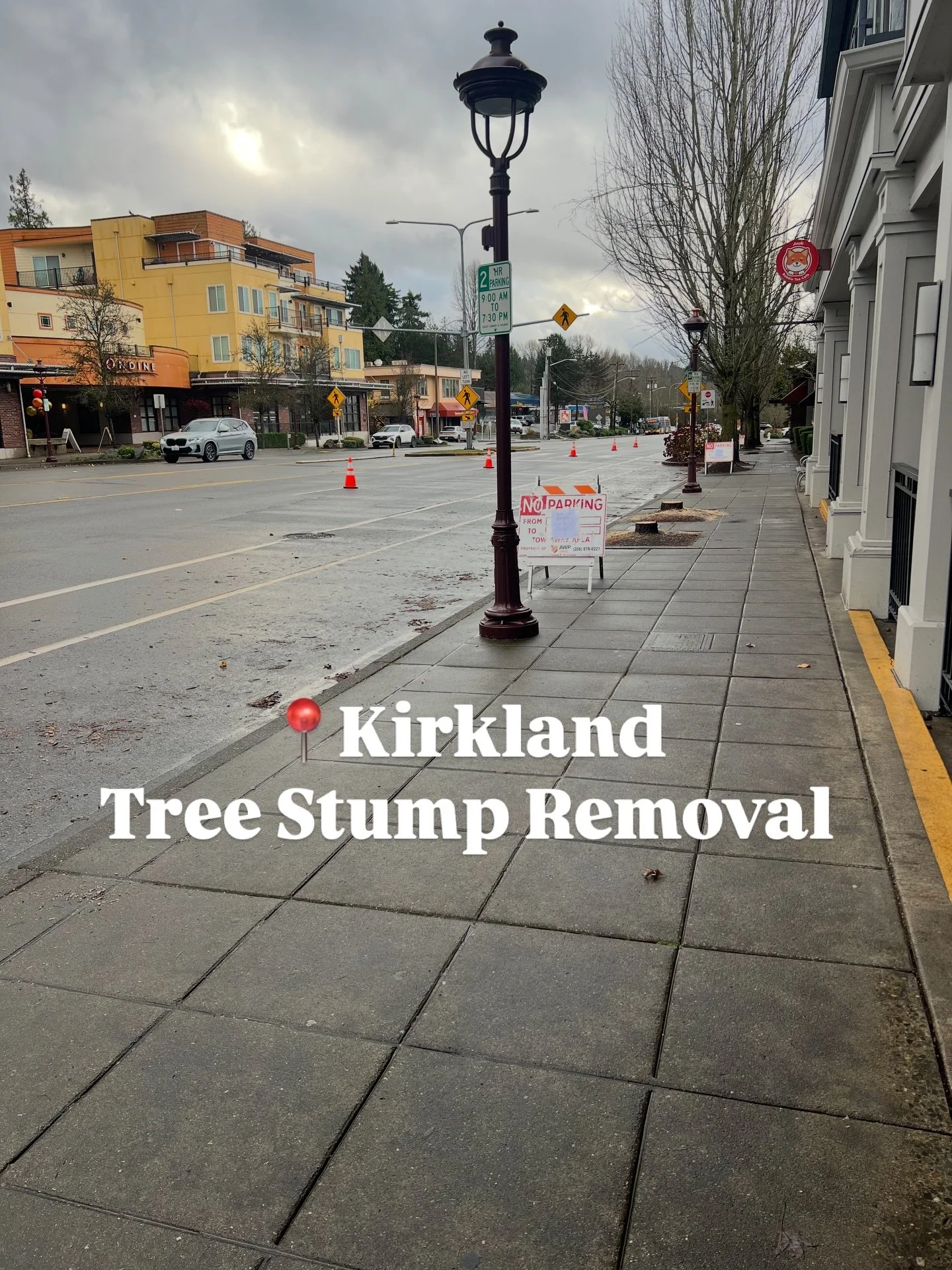 Hey Fam! If you&rsquo;re swinging by our Kirkalnd location, you&rsquo;ll want to take advantage of all the retail parking behind our store (some covered). The parking spots in front of our store are temporarily closed off while they remove the tree s