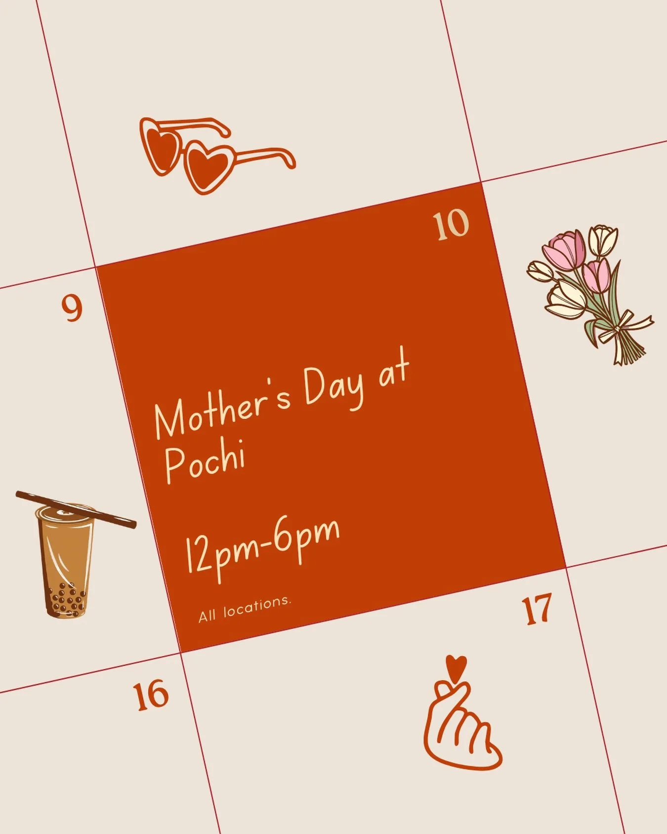 TBH Mother&rsquo;s Day has always been a great day for us in terms of sales. It&rsquo;s always busy &amp; we appreciate that all of you choose to include us in such a special day with your family 🥹 

This year we want to do something a little differ