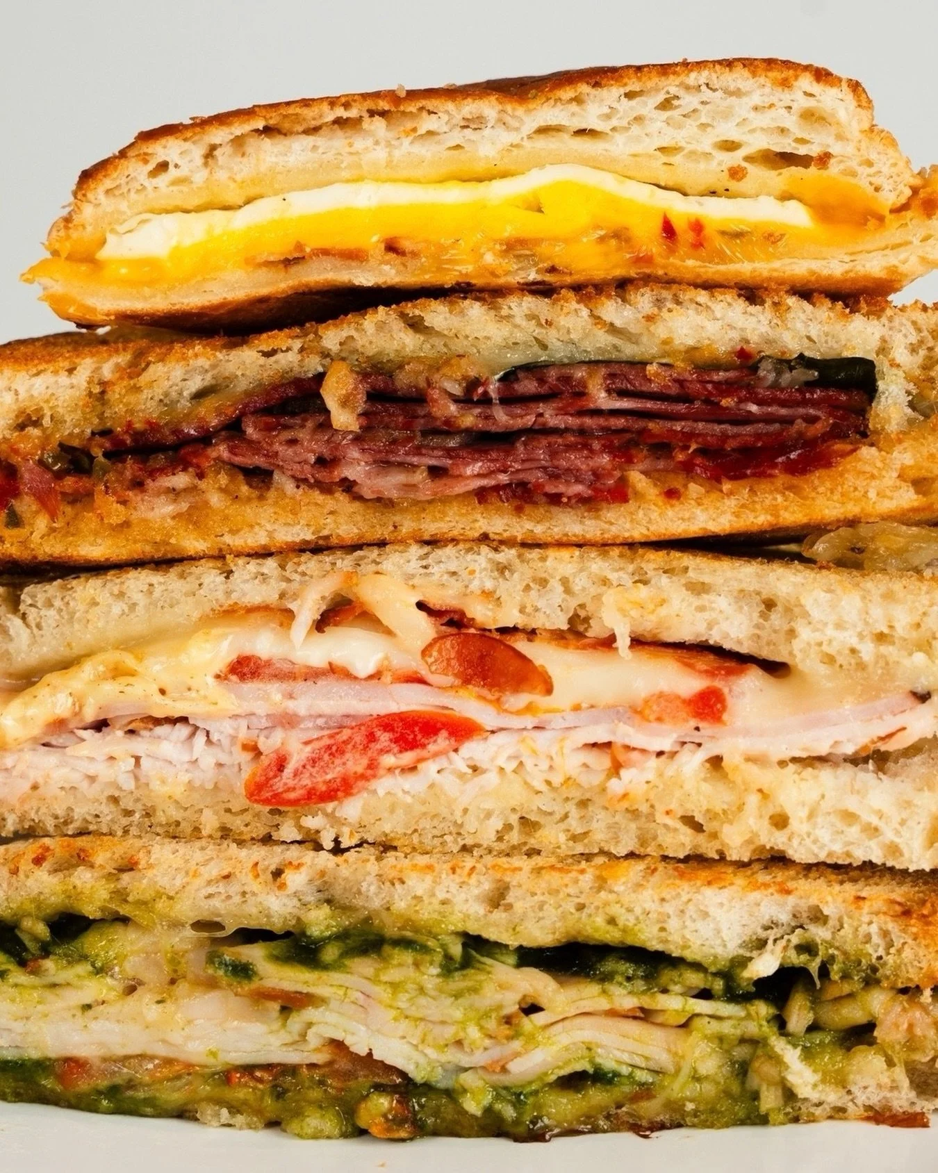 Something savory to go with the sweet 😋

1️⃣ The Harley. 
2️⃣ The Rainier. 
3️⃣ The Belltown Club. 
4️⃣ The Turkey Pesto.

Four sandwiches, limited stock each day, Kirkland and Marysville only.

#kirklandwa #marysvillewa #sandwiches