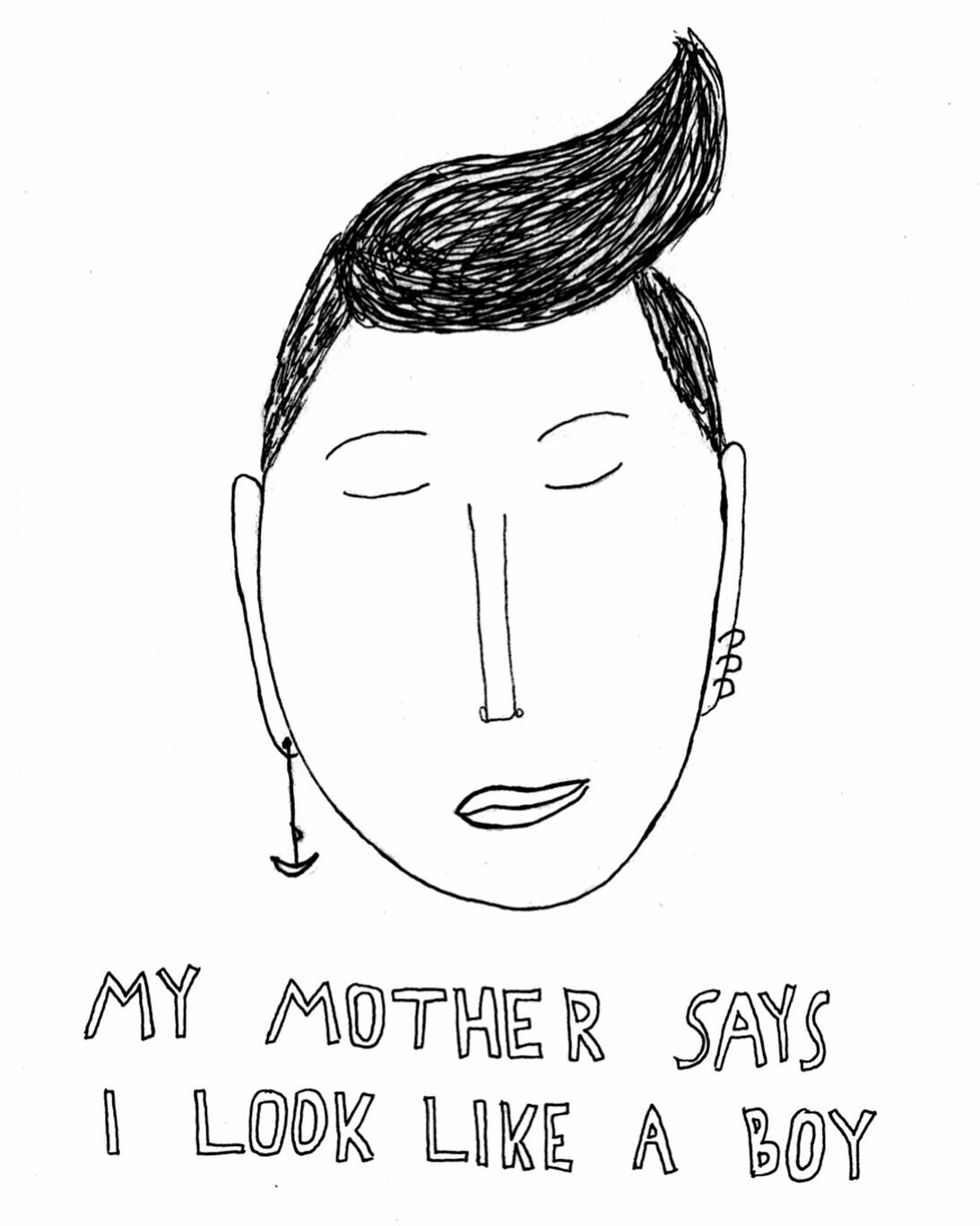 &quot;Like a Boy&rdquo; by Pati Avish (@pati.avish), featured artist of our forthcoming issue, 𝓜𝓸𝓽𝓱𝓮𝓻/𝓝𝓪𝓽𝓾𝓻𝓮. We're so excited for the opportunity to publish a collection Pati's brilliant work and can't wait for you to fall in love with h