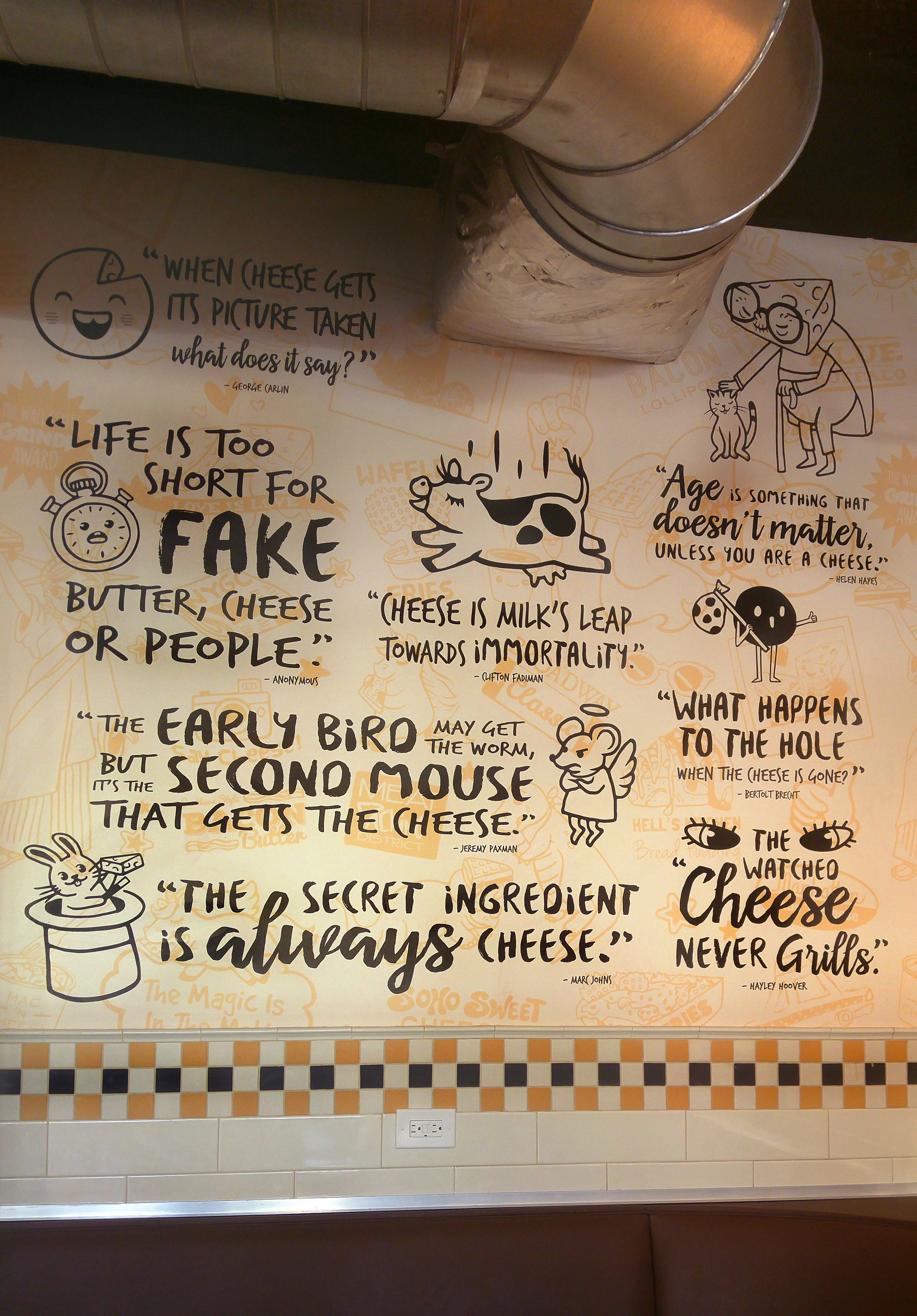 Wall of Cheese Quotes