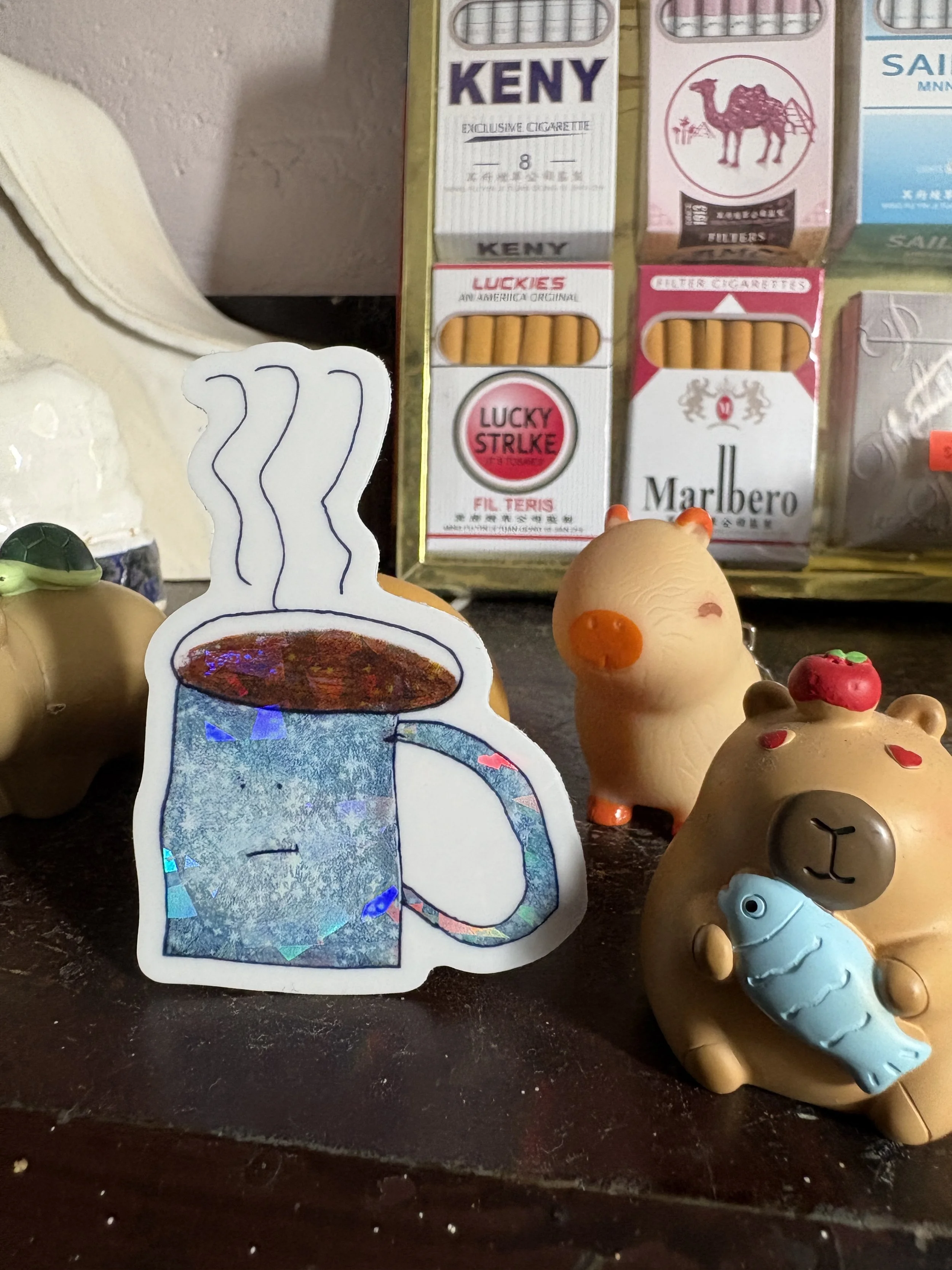 Sad Coffee Sticker