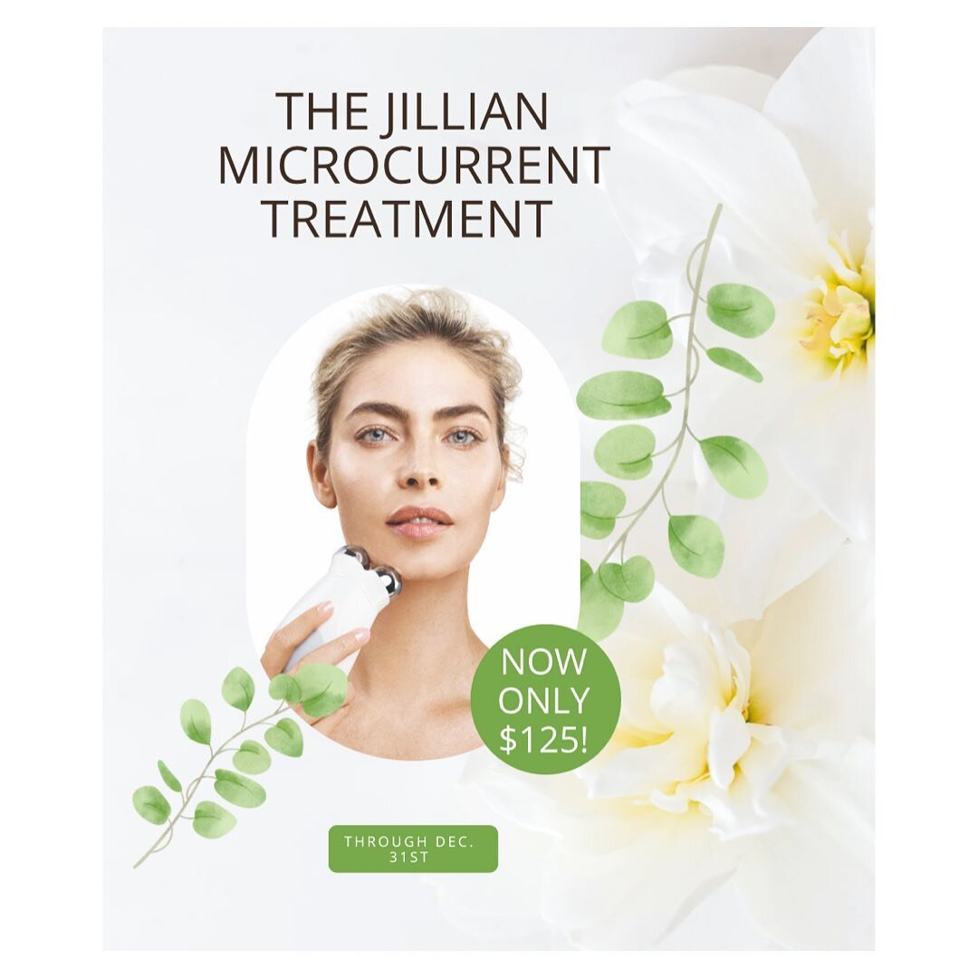 ✨Now through Dec. 31st try the JILLIAN Microcurrent Treatment for $50 off! (regularly priced at $175) ✨

This treatment was formulated to focus specifically on facial contouring. Through the use of the NUFACE PRO TRINITY, the microcurrent delivers a 