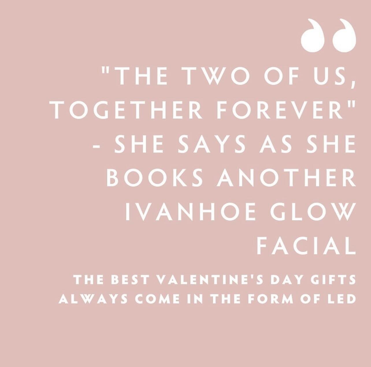 Make sure your special someone says those four magical words every woman wants to hear this Valentine&rsquo;s Day - &ldquo;I bought you a facial&rdquo; 😍

Have someone that needs a little hint, hint, nudge, nudge? Tag them below 

#valentinesdaymelb