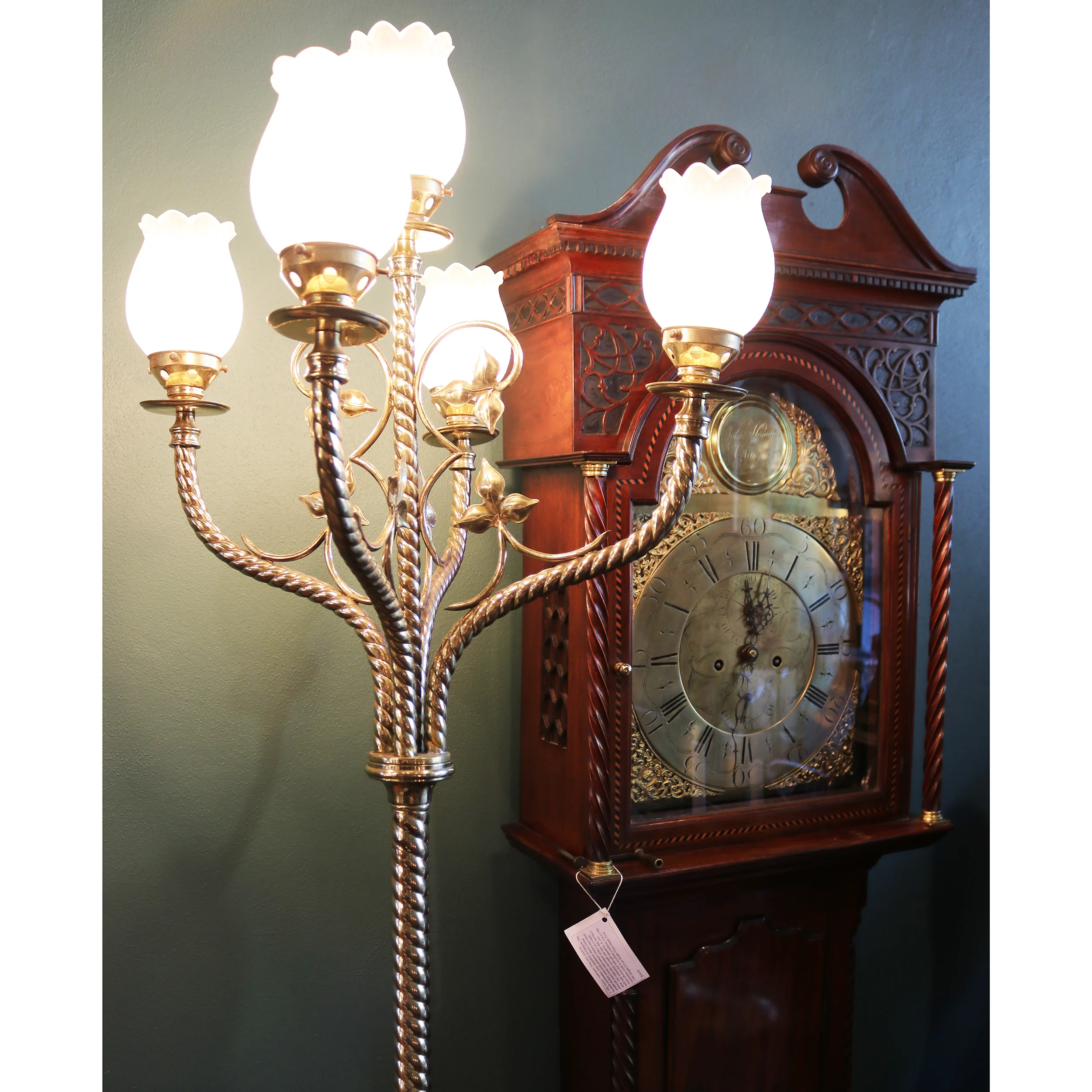 Brass Gothic Standard Lamps