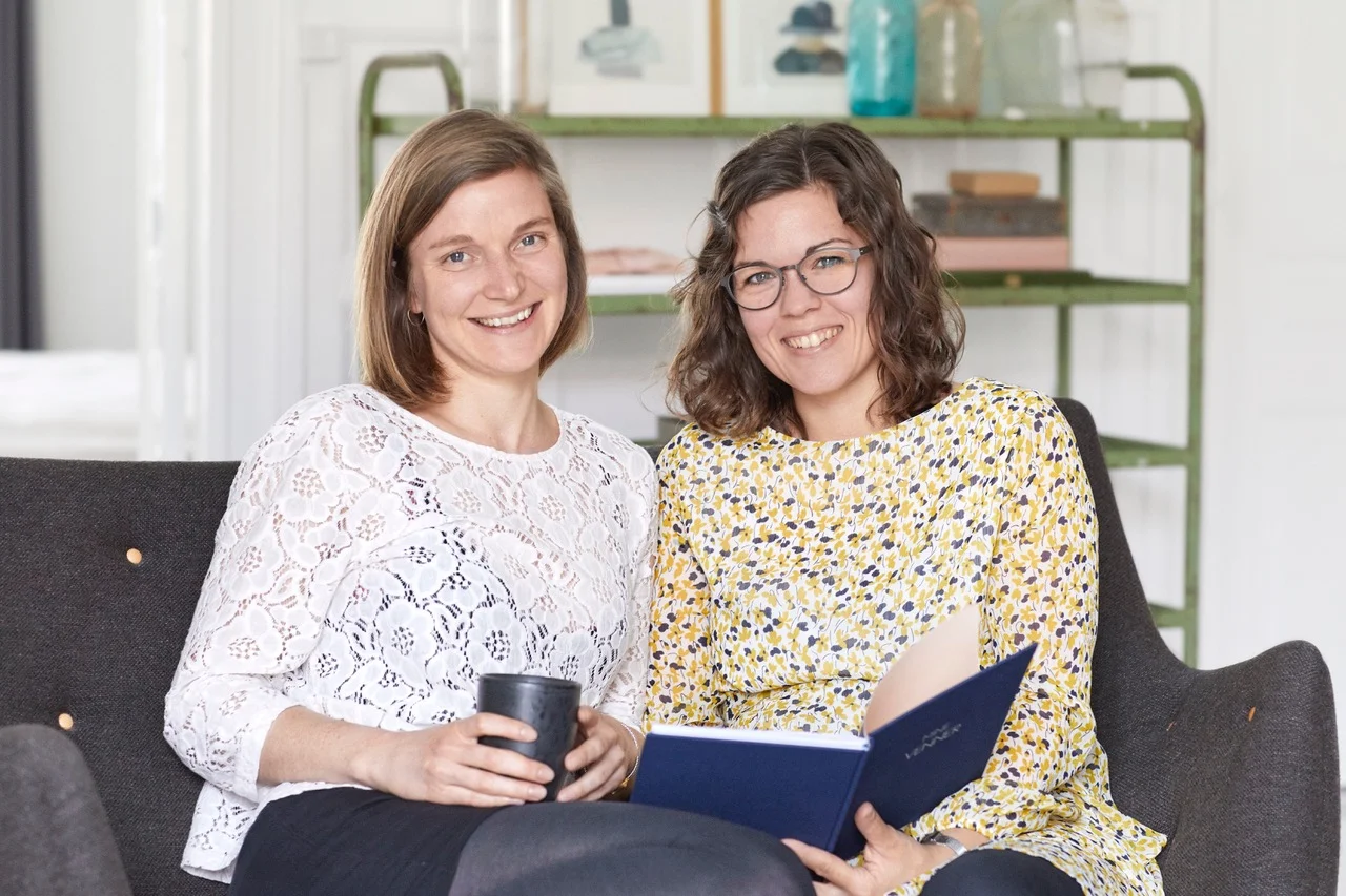 Mette og Maria fra Forlaget Fortæl