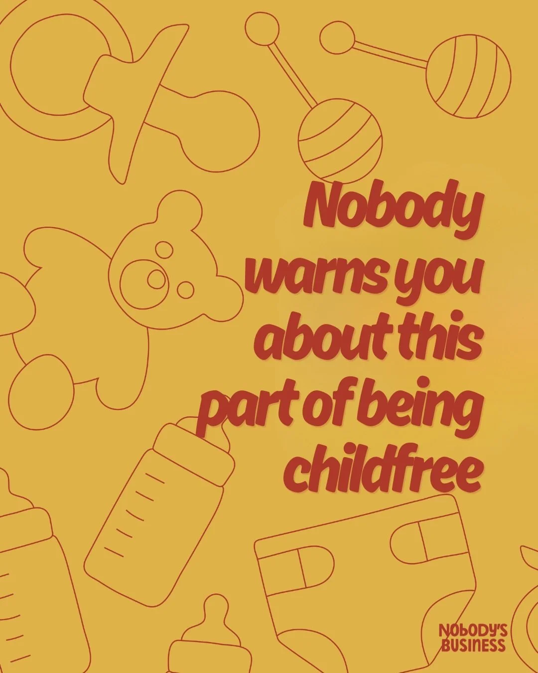 No one warns you about this part. The slow drift. The cancelled plans. The group chat that goes quiet. 

You love your friends. You&rsquo;re just operating on a completely different timeline now. 

Episode 4 of Nobody&rsquo;s Business is the one that