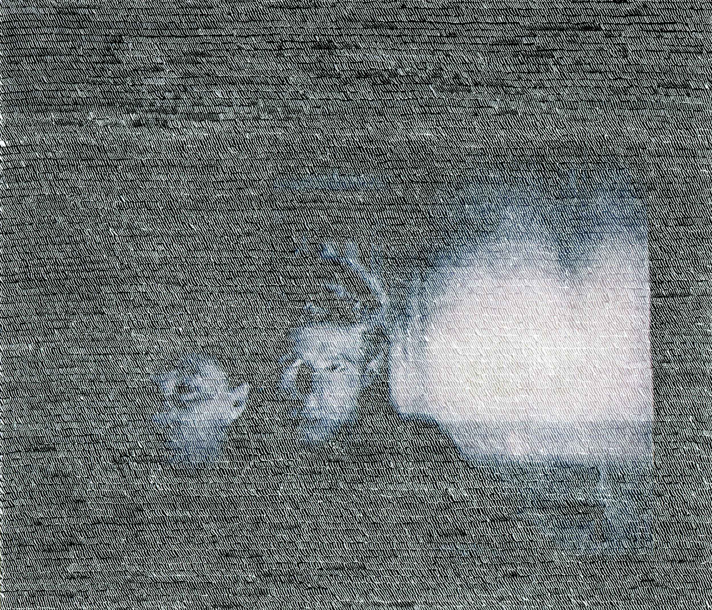 Threshold (from the series Wavering Screens), inkjet print on paper from original paper collage, variable size, 2012