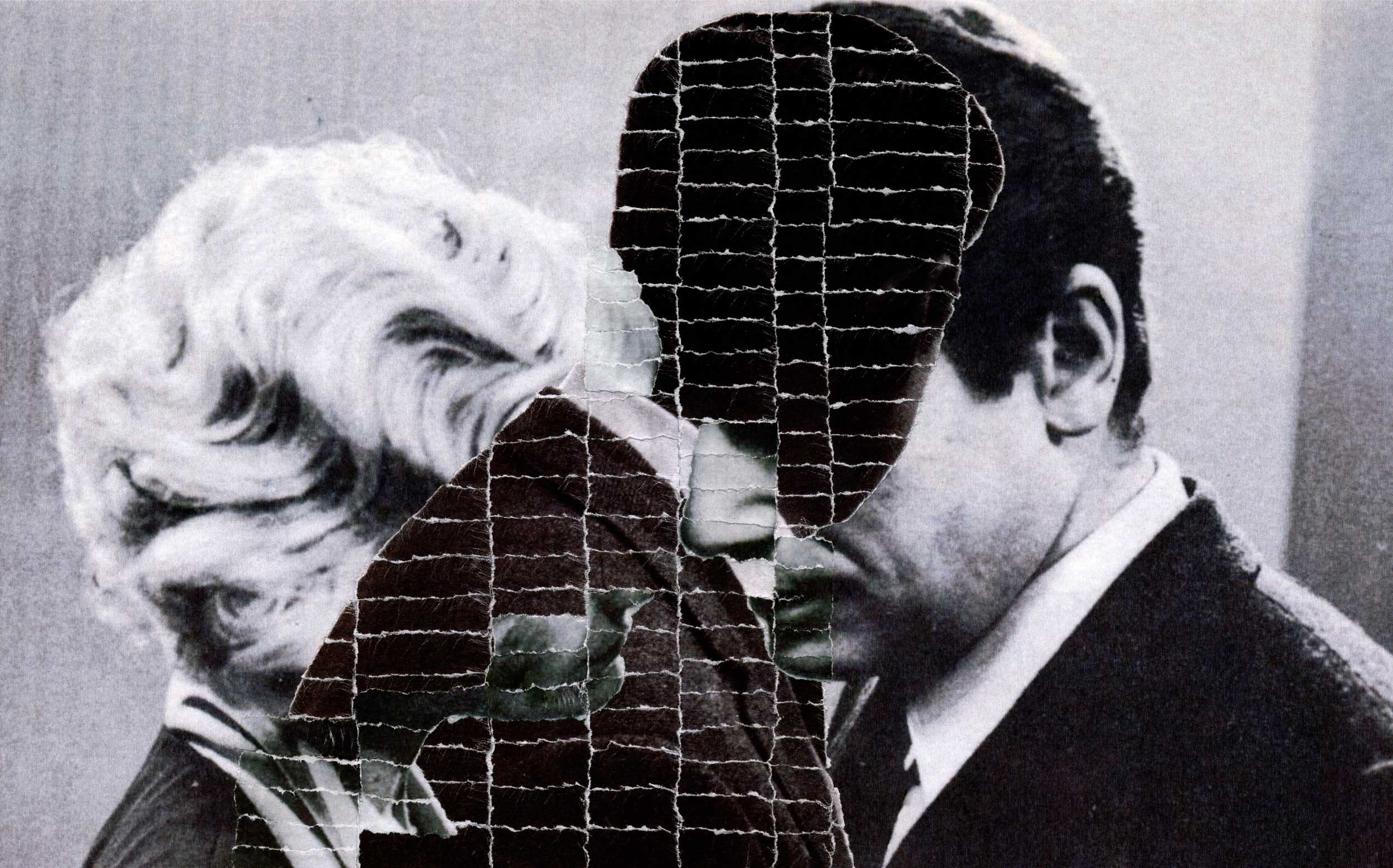 Third II , inkjet print on paper from original paper collage, variable size, 2008