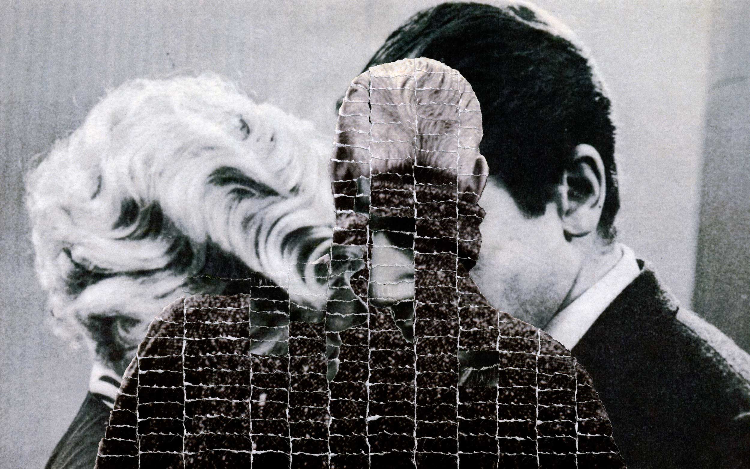 Third I , inkjet print on paper from original paper collage, variable size, 2008
