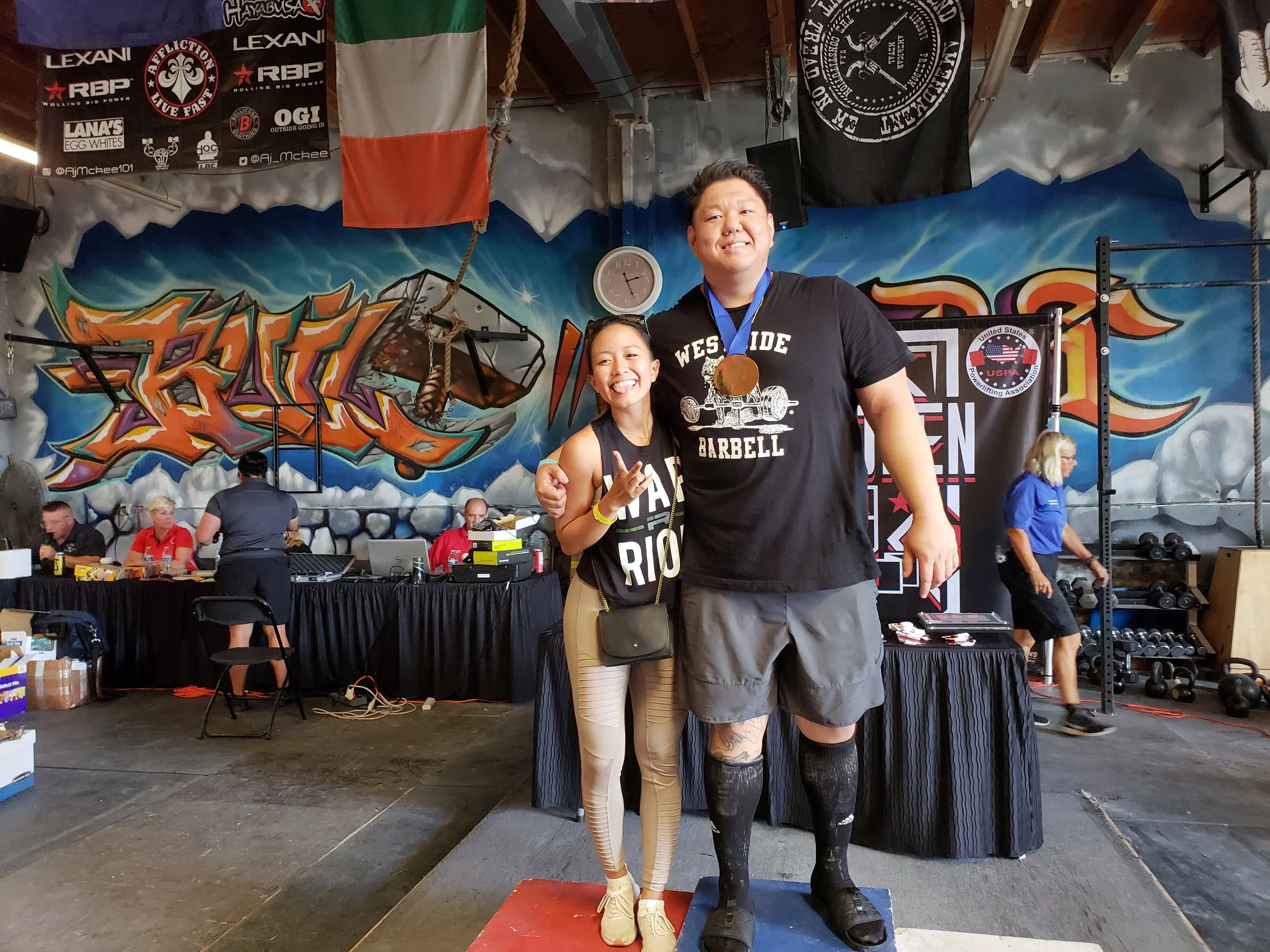 Justin 1st place in 308 lb weight class