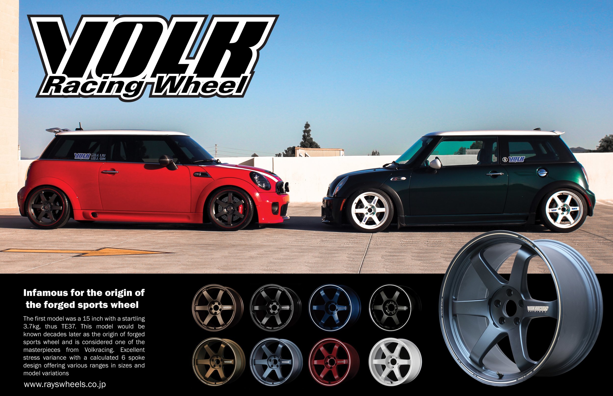 Mini Cooper and Volk Wheel's