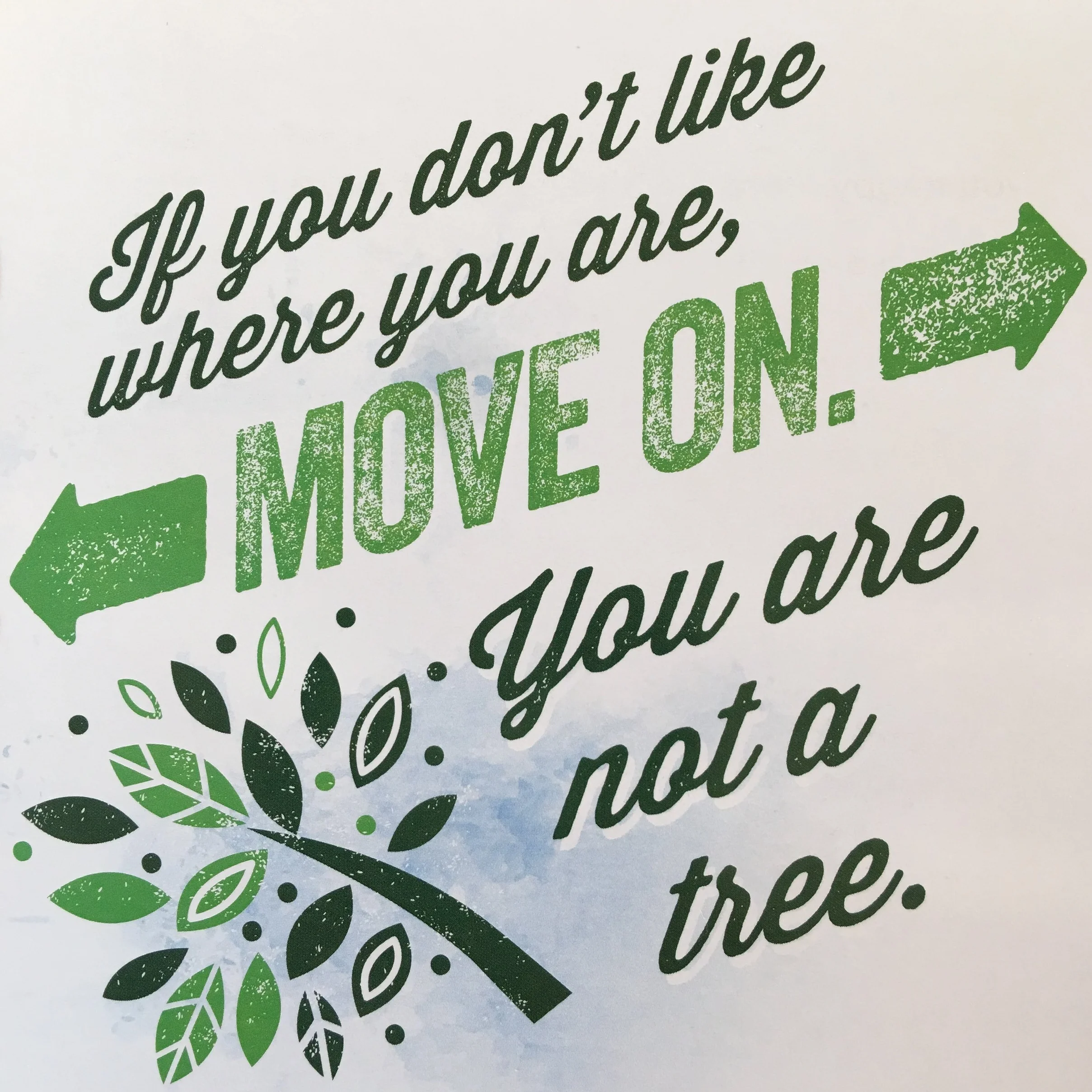You Are Not a Tree.
