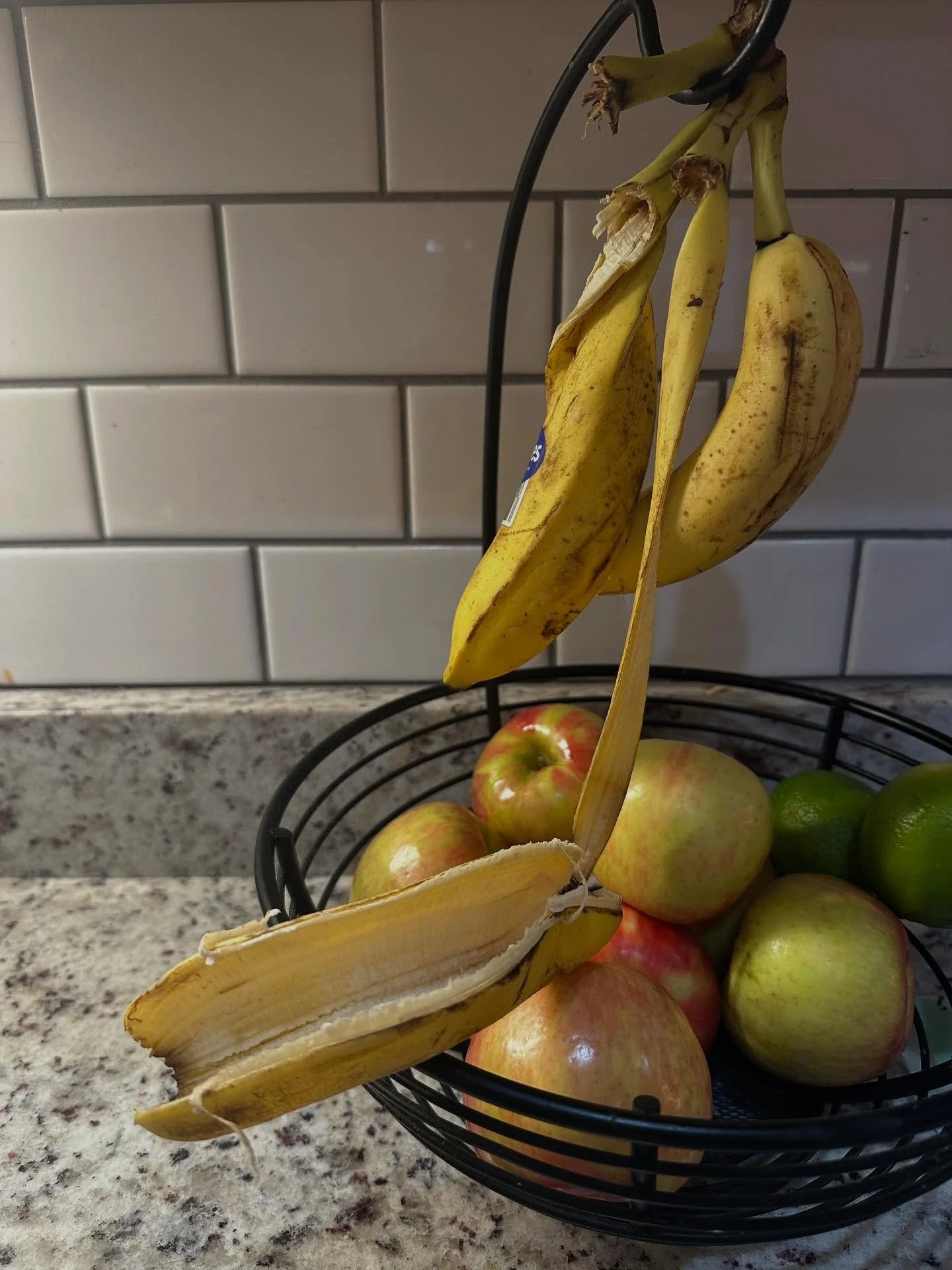 Bogan explained he isn&rsquo;t tall enough to break apart a banana at the top, so he peels it open from the bottom. Bravo, Kid.