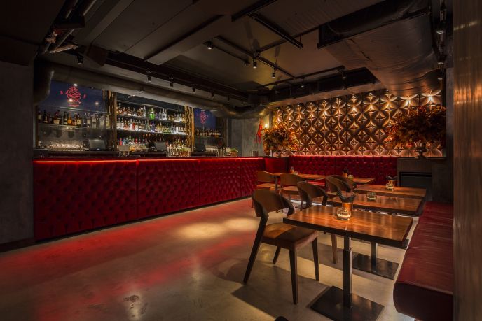 MNKY HSE bar area
