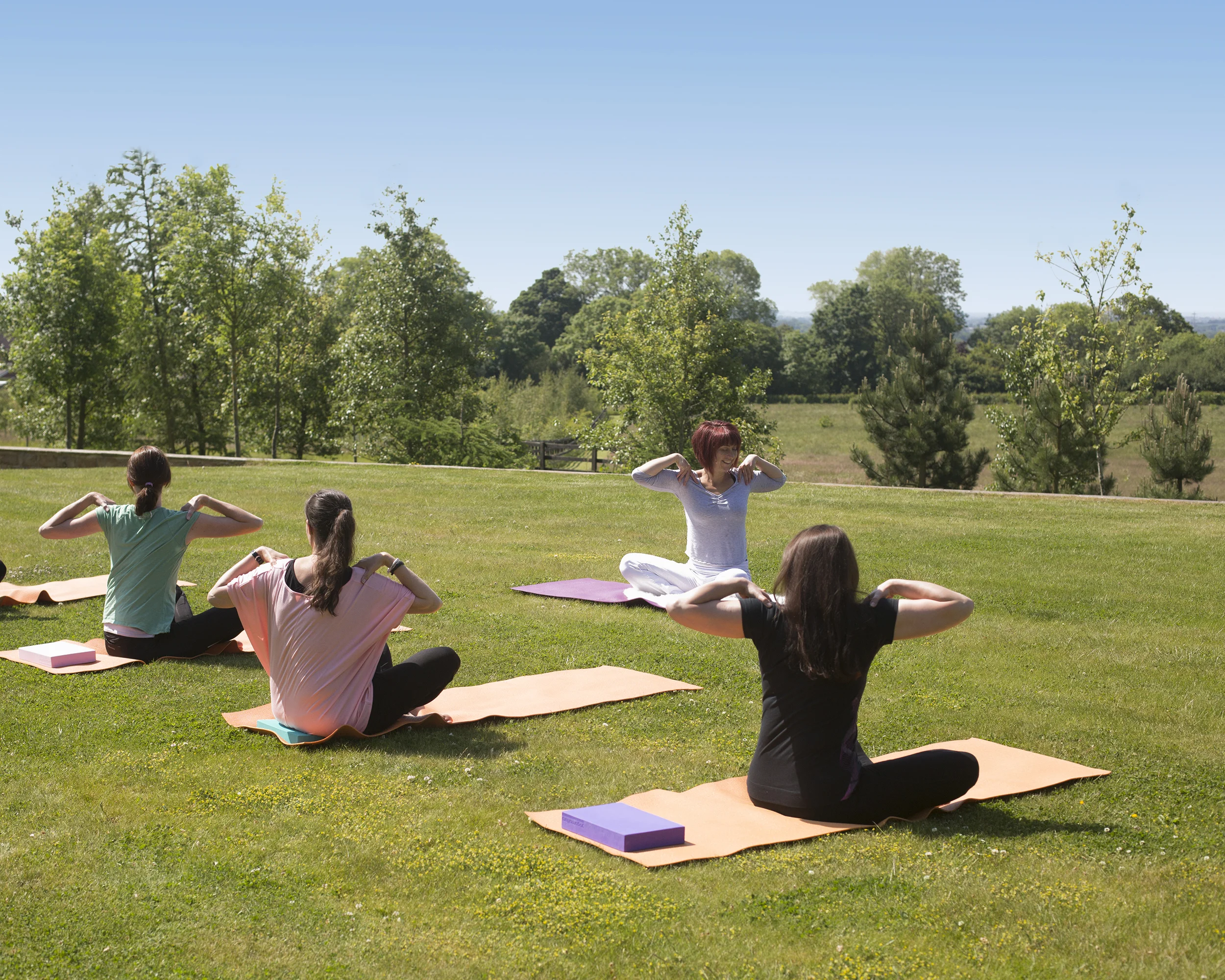 Morning Kundalini yoga at Raw Horizons.