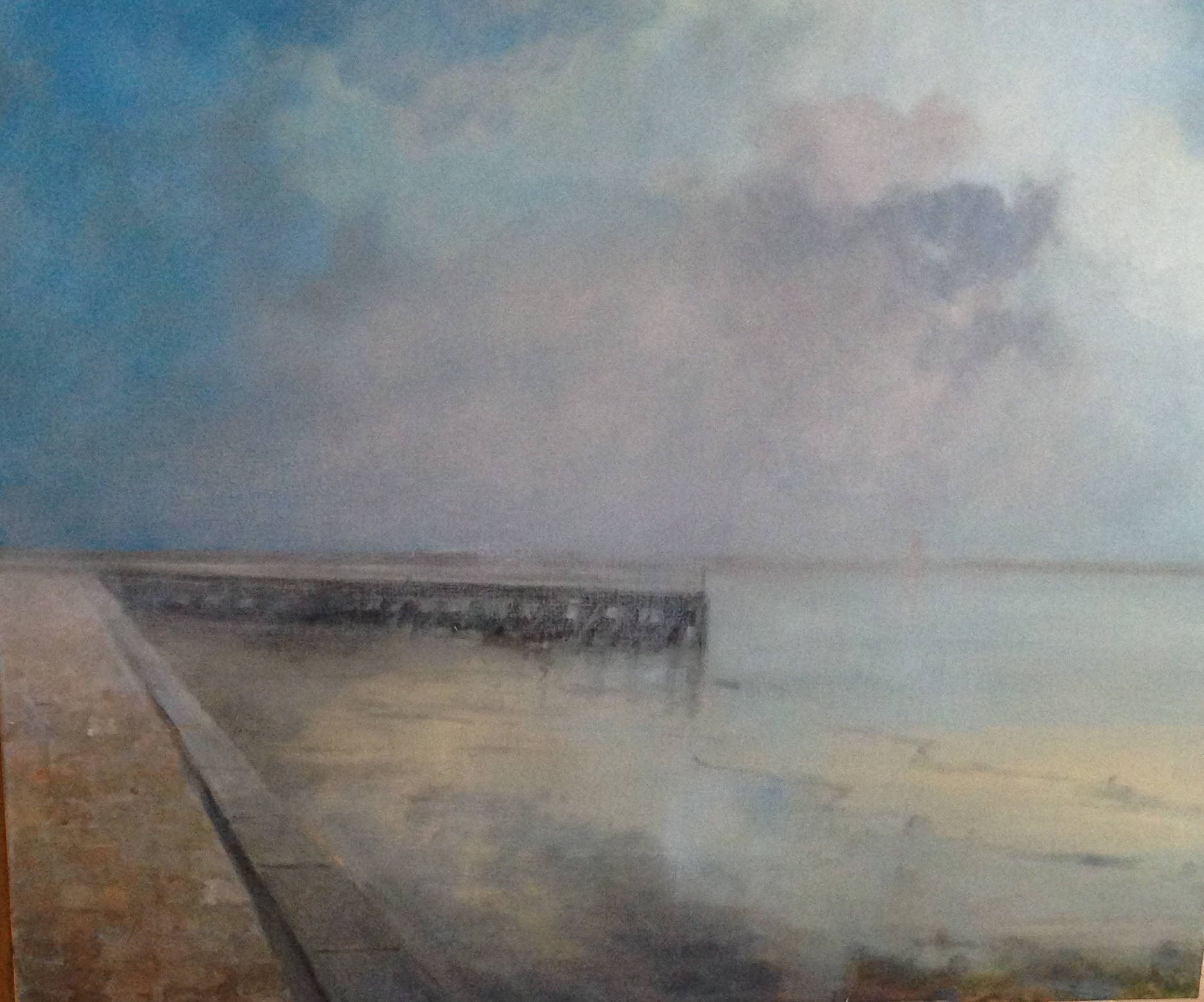 THE EMBARQUADOR-OIL ON CANVAS- 100x120