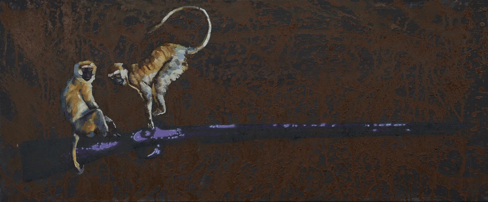 MONKEY SEE, MONKEY DO Freddy Paske Giclée Print (Limited edition of 250) 87x37cm £90