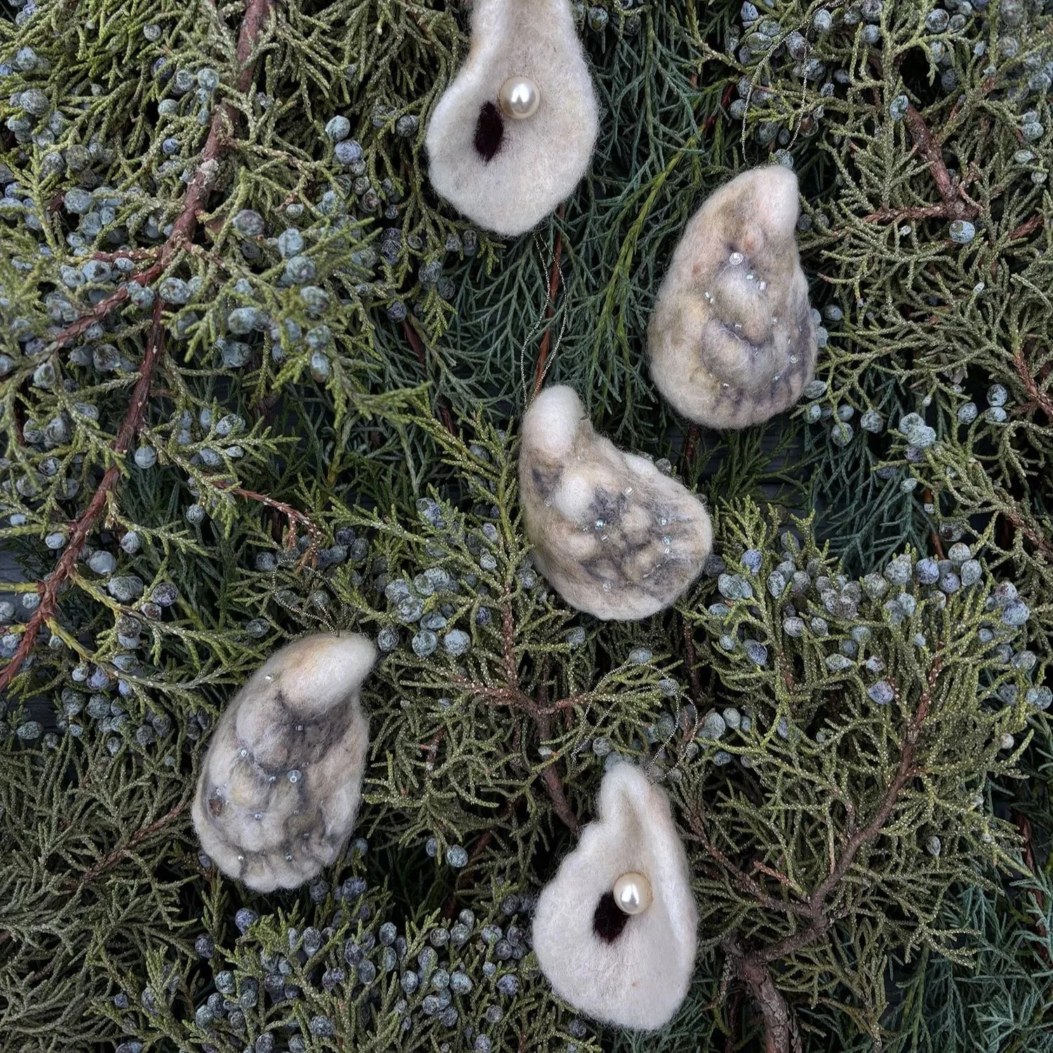 Oyster Shell Ornaments