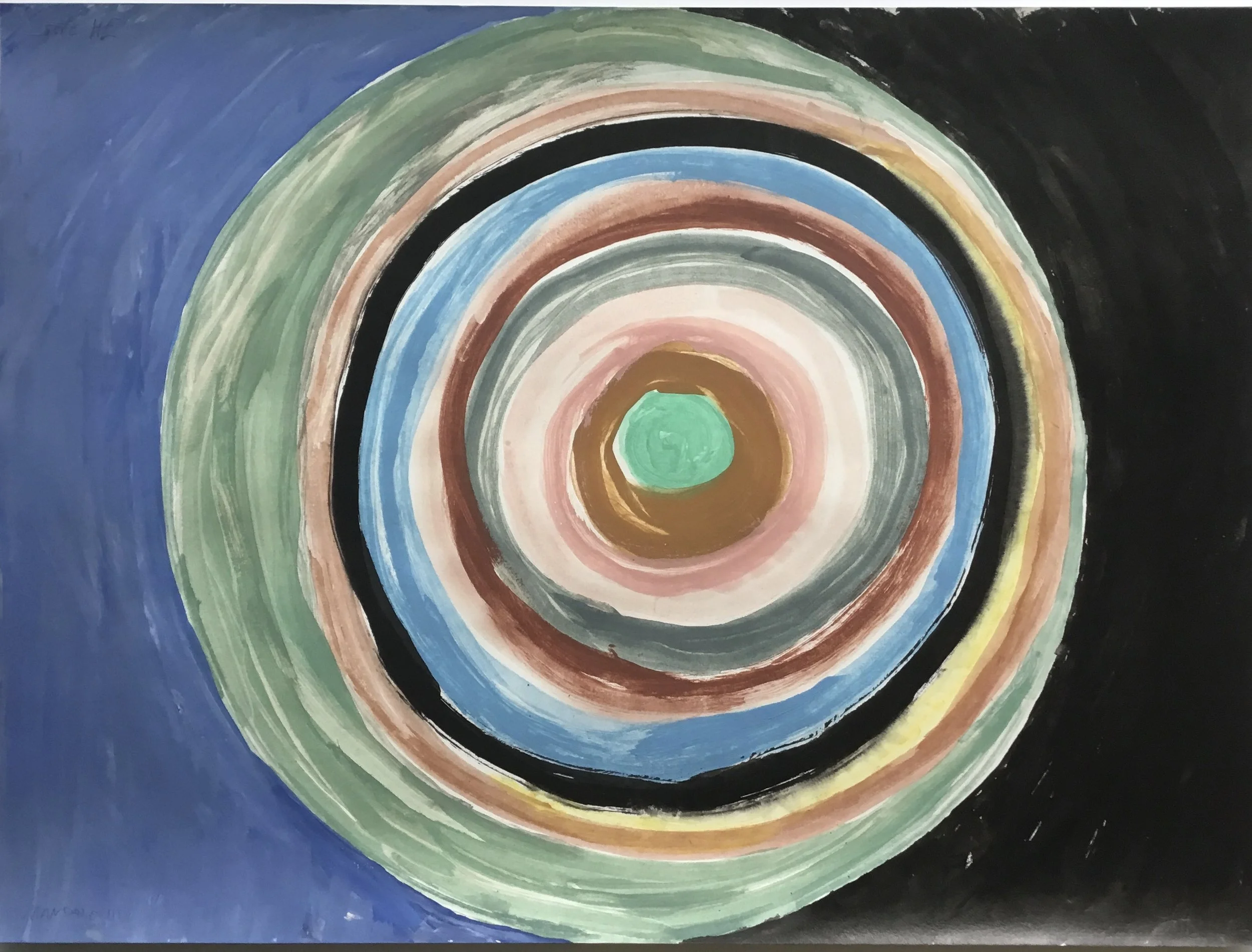 MANDALA III FH ink on rag paper 22"x 30" 1/25