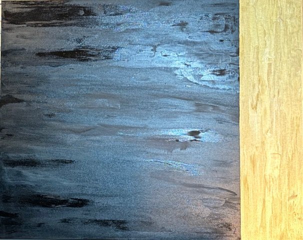 BLACK LUCIFORM (OIL ON CANVAS 40" X 50")