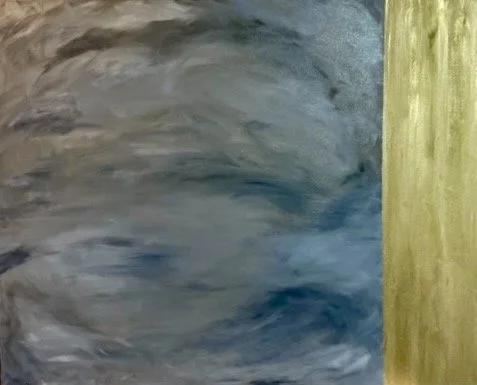 GREY LUCIFORM (OIL ON CANVAS 40" X 50")