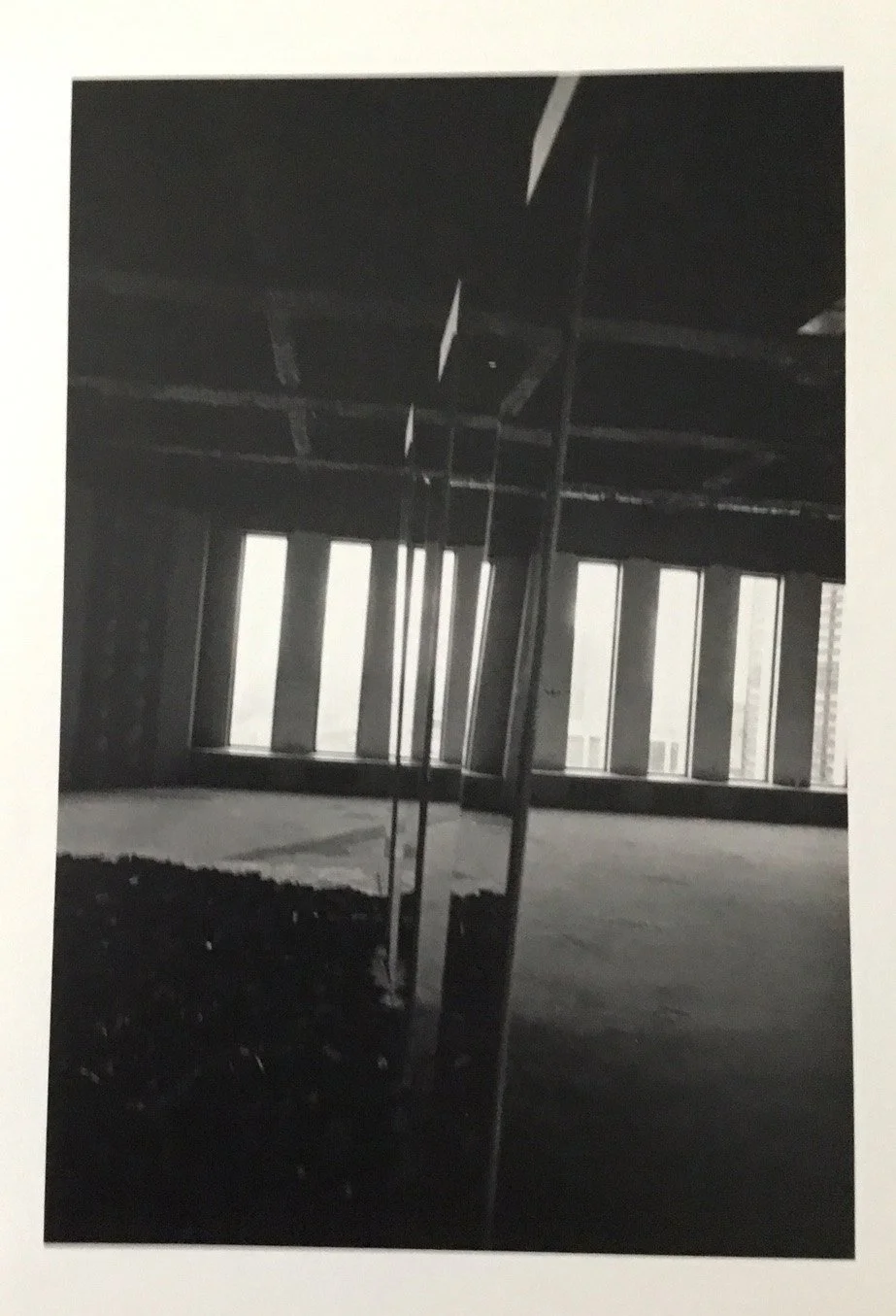 TOTEMS Installation World Trade Center, Haida totem, mirrors, wood bark, sound