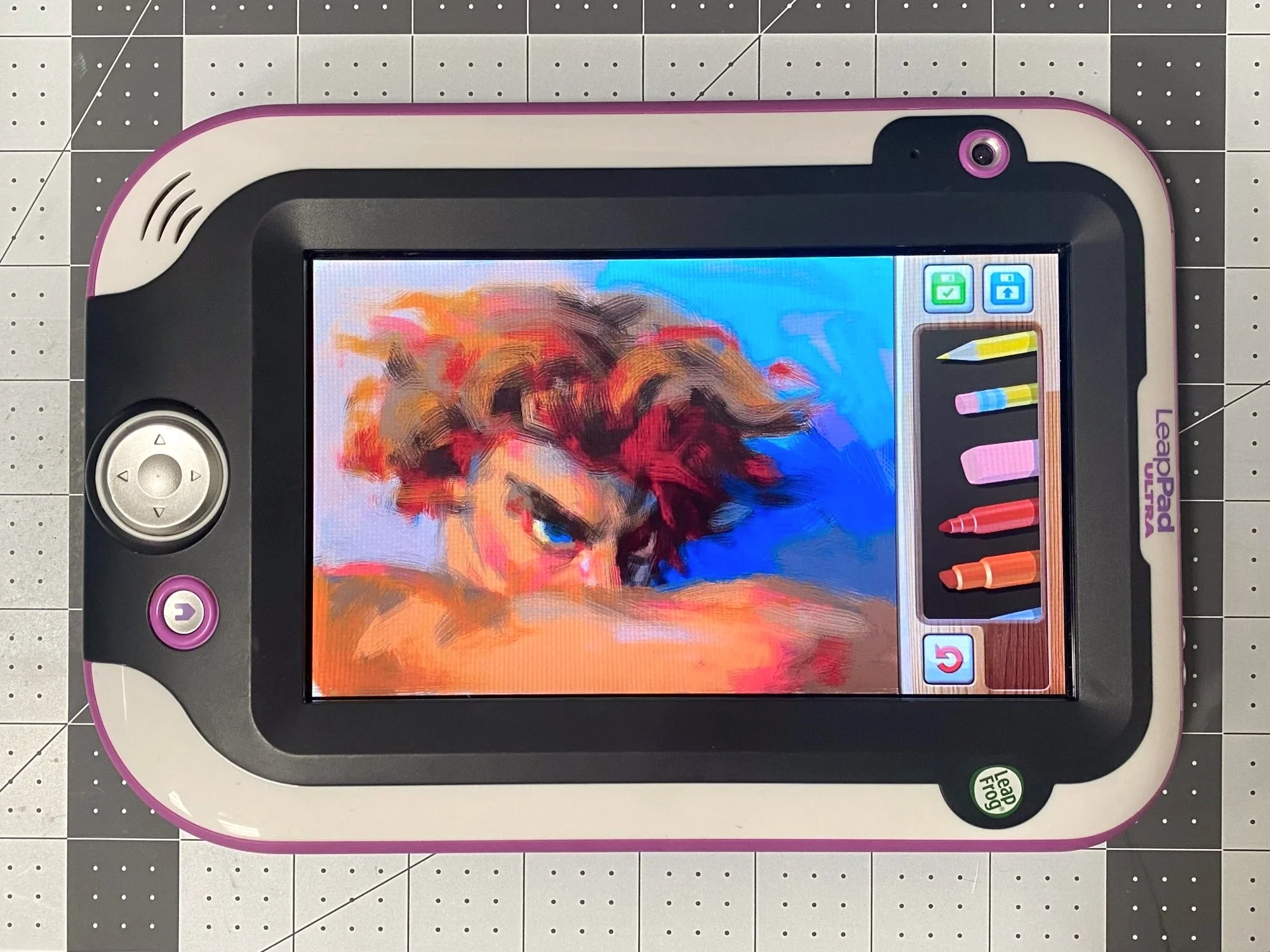 "Fallen Angel" by Alexandre Cabanel on a LeapFrog LeapPad Ultra