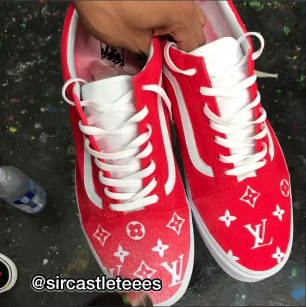 supreme louis vuitton vans