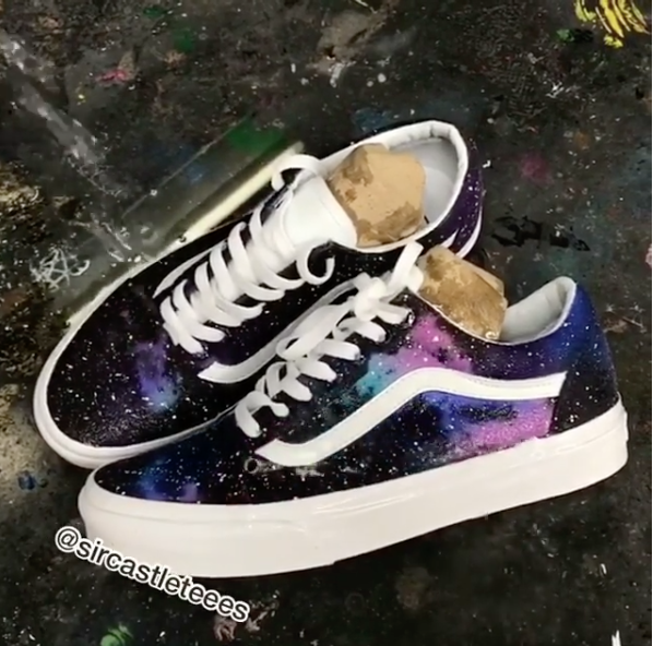custom vans galaxy